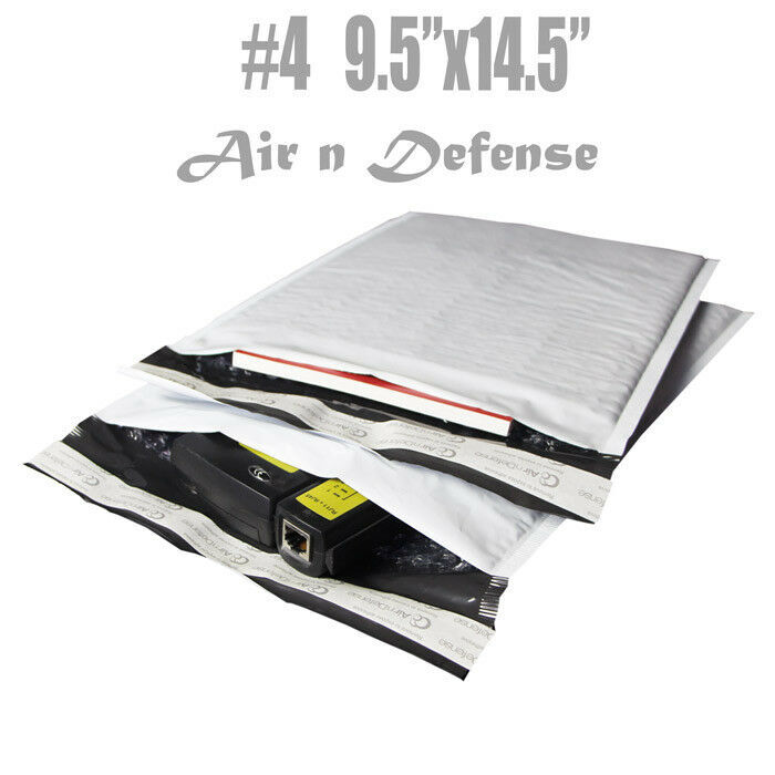 #4 9.5×14.5 Poly Bubble Padded Envelopes Mailing Mailer Shipping Bag AirnDefense