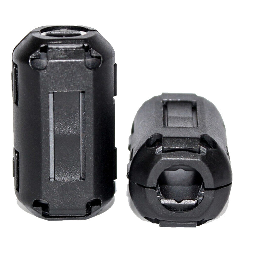 10 Pack Ferrite Beads Clip-on Ring Core RFI EMI Noise Filter Clamp Choke Coil US