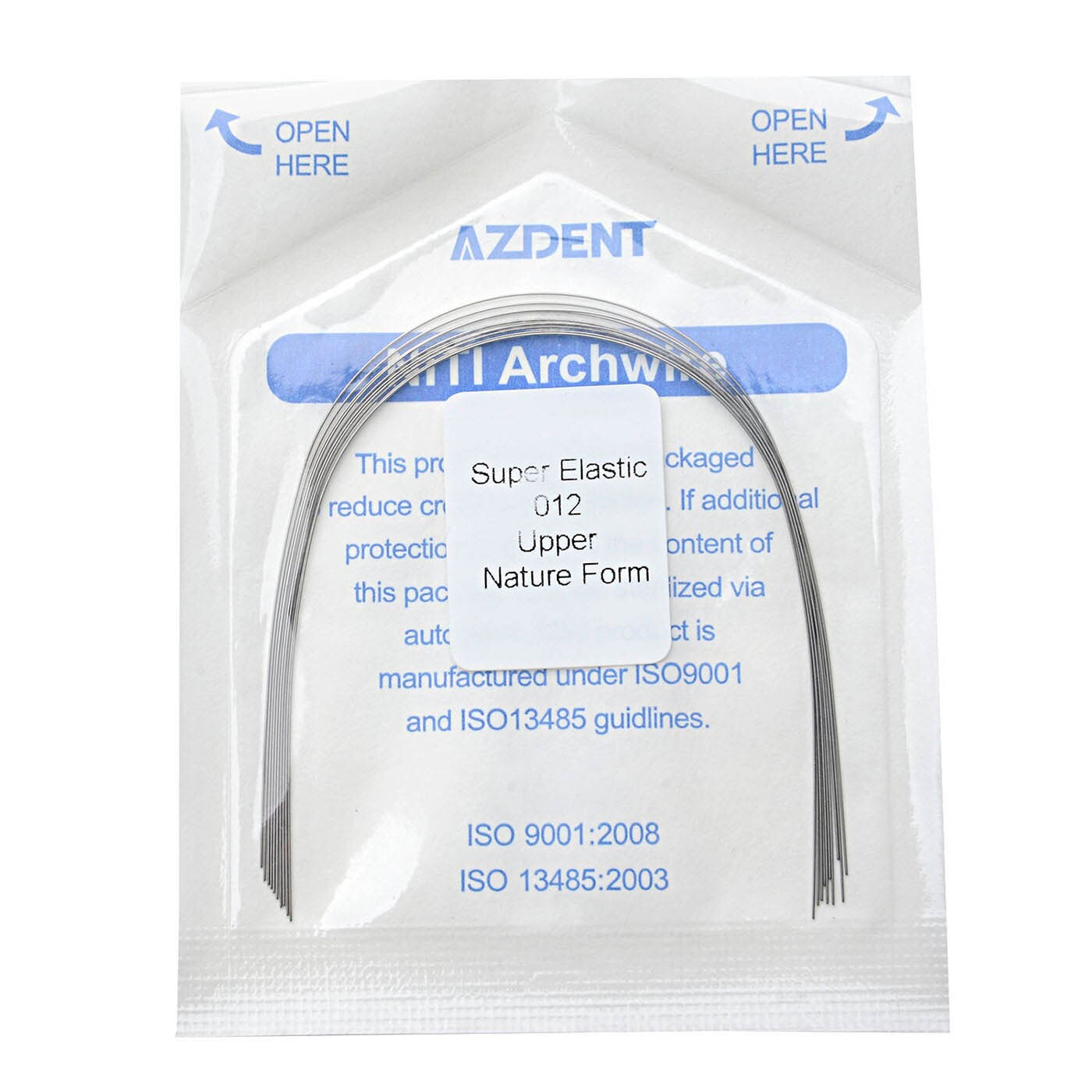 10X AZDENT Dental Orthodontics Super Elastic Niti Round Arch Wire Nature Form