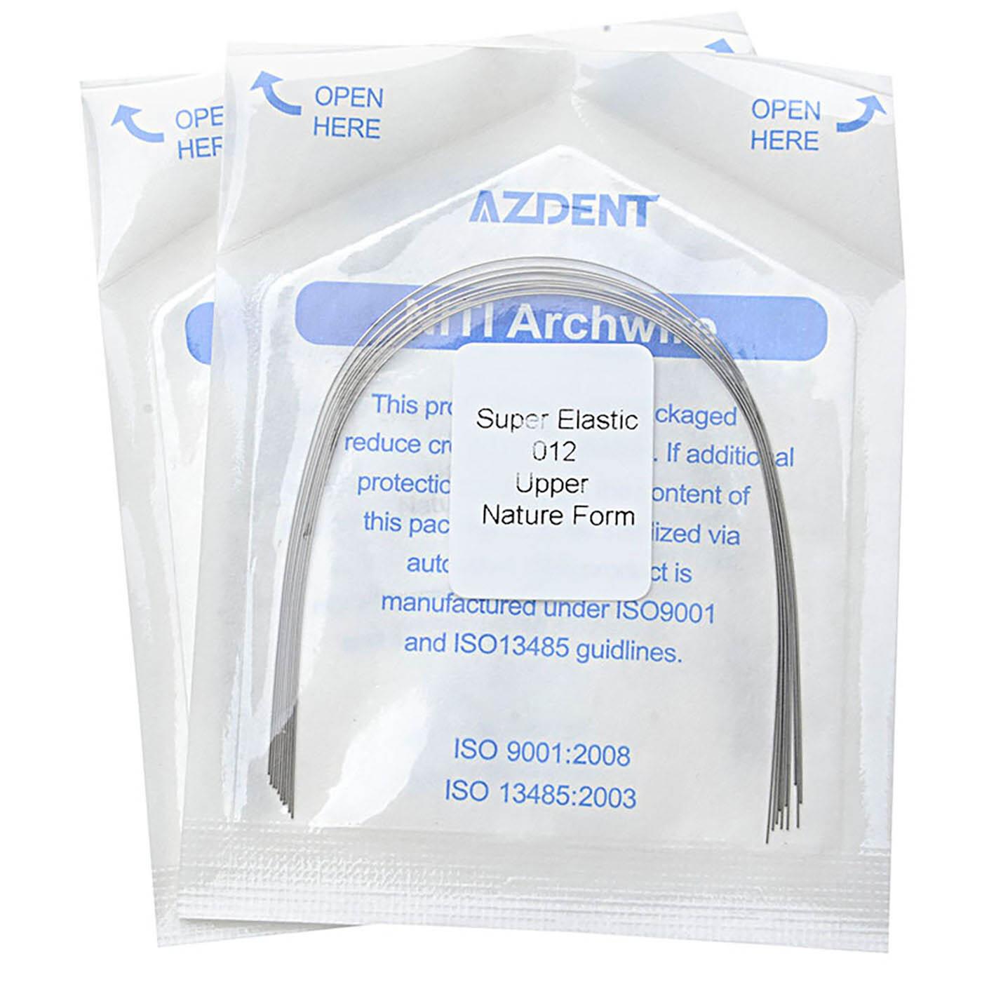 10pcs Dental Orthodontic Super Elastic Niti Round Arch Wires Natural Form AZDENT