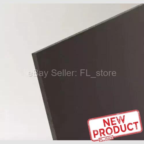 High Density Polyethylene Black Plastic Sheet 1/4″ Thick x 48″ L X 12″ W HDPE