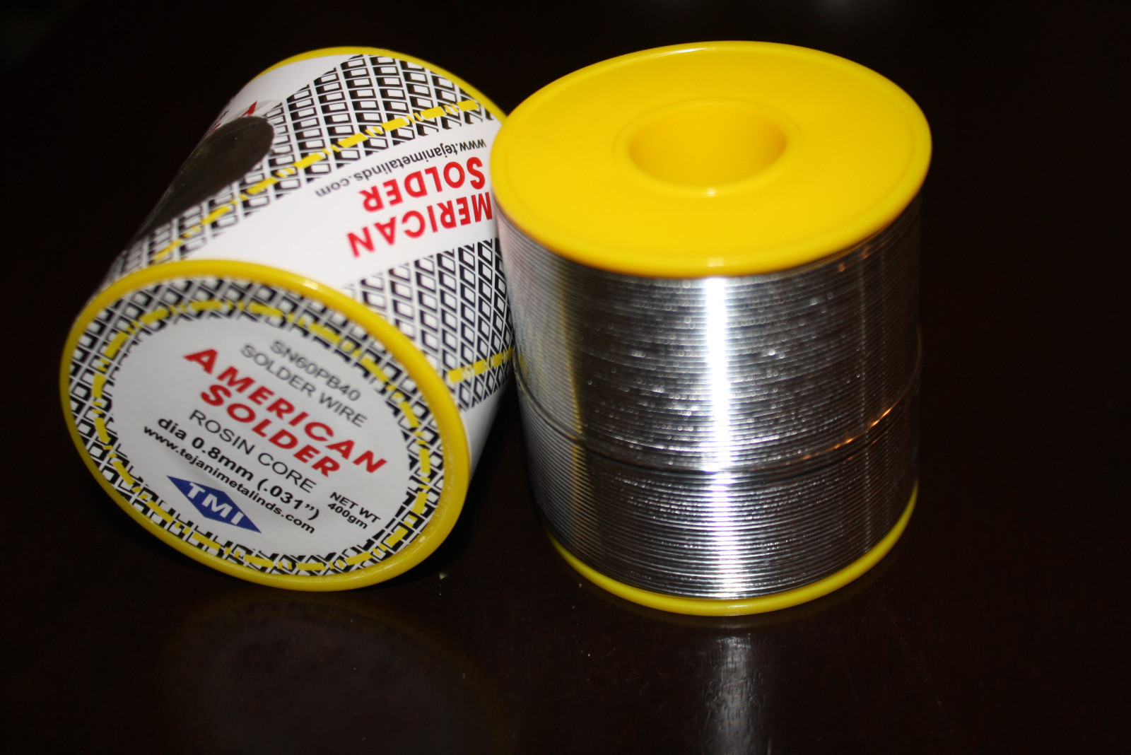 New 400G 0.8mm 60/40 Tin lead Solder rosin flux Wire Roll (pack of 2 – 800G)