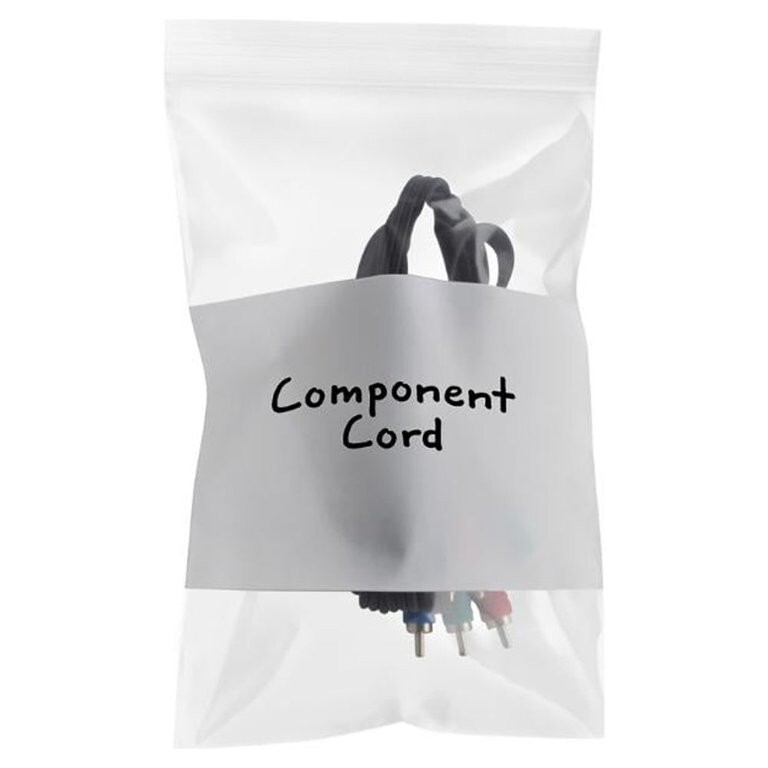 500/PCS White Block 4″x6″ Clear Reclosable Seal Bag Plastic Zip Lock Bags 2Mil