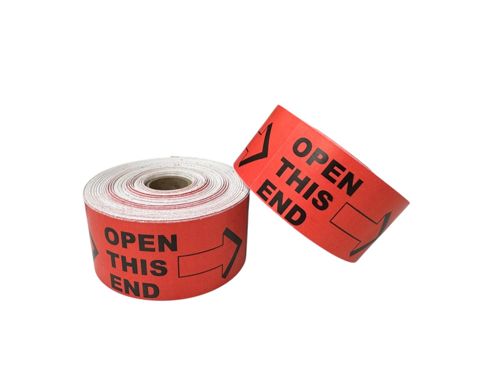 Shipping Labels- 2×4 Open This End (Side Arrow) 500 labels per roll, 1-12 Rolls