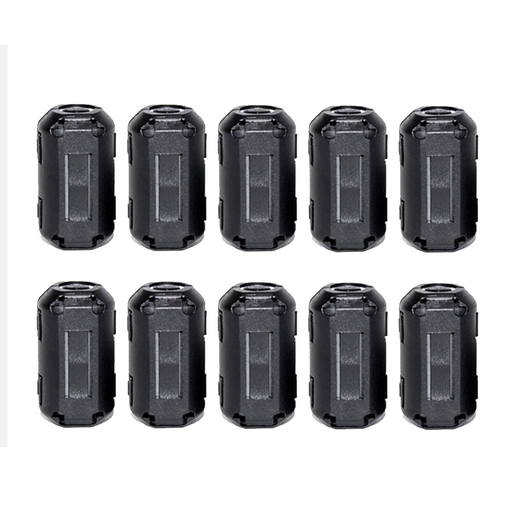 10 Pack Ferrite Beads Clip-on Ring Core RFI EMI Noise Filter Clamp Choke Coil US
