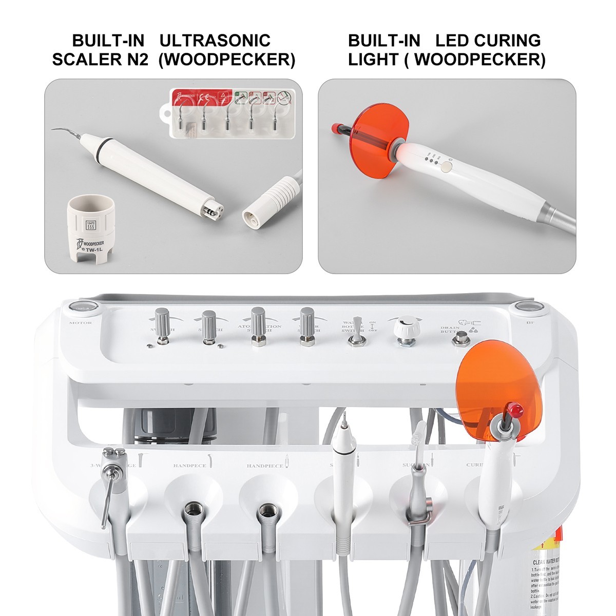 US Woodpecker Dental UDS-P Ultrasonic Piezo Scaler Handpiece Scaling+Perio+Endo