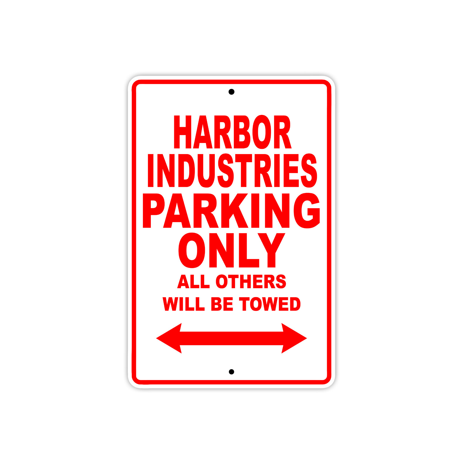 Harbor Industries Parking Only Boat Ship Yacht Marina Lake Dock Aluminum Sign