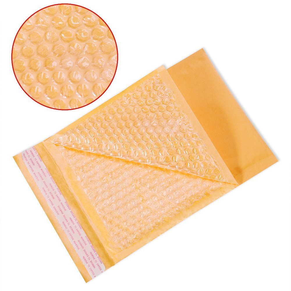 ProLine 100 #0 Extra Wide CD DVD Kraft Bubble Shipping Mailers Envelopes 6.5×10