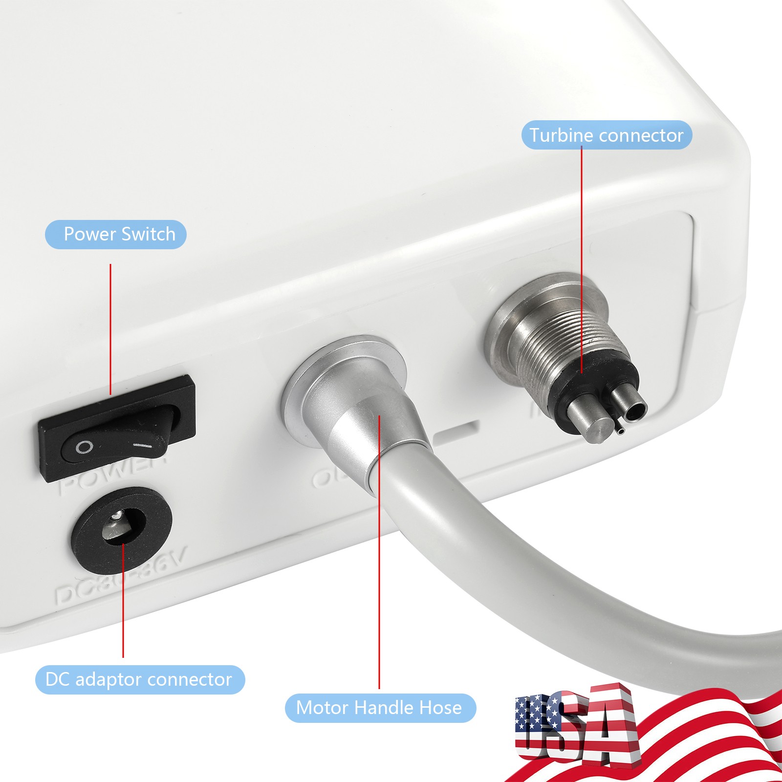 Dental Brushless Electric Micro Motor E-type fit 1:1 1:5 16:1 Handpiece SANDENT