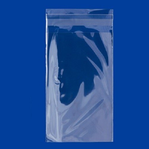 1000 4 X 9 to 12 x 18 1.6 Mil Resealable Polypropylene Cello Lip and Tape Bags