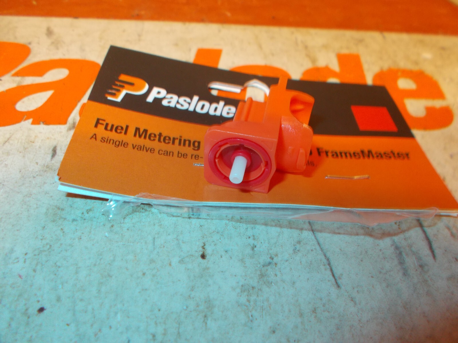 Paslode # 902272R Metering Valve Red – One Piece – Fits Orange Fuel Cell Framers