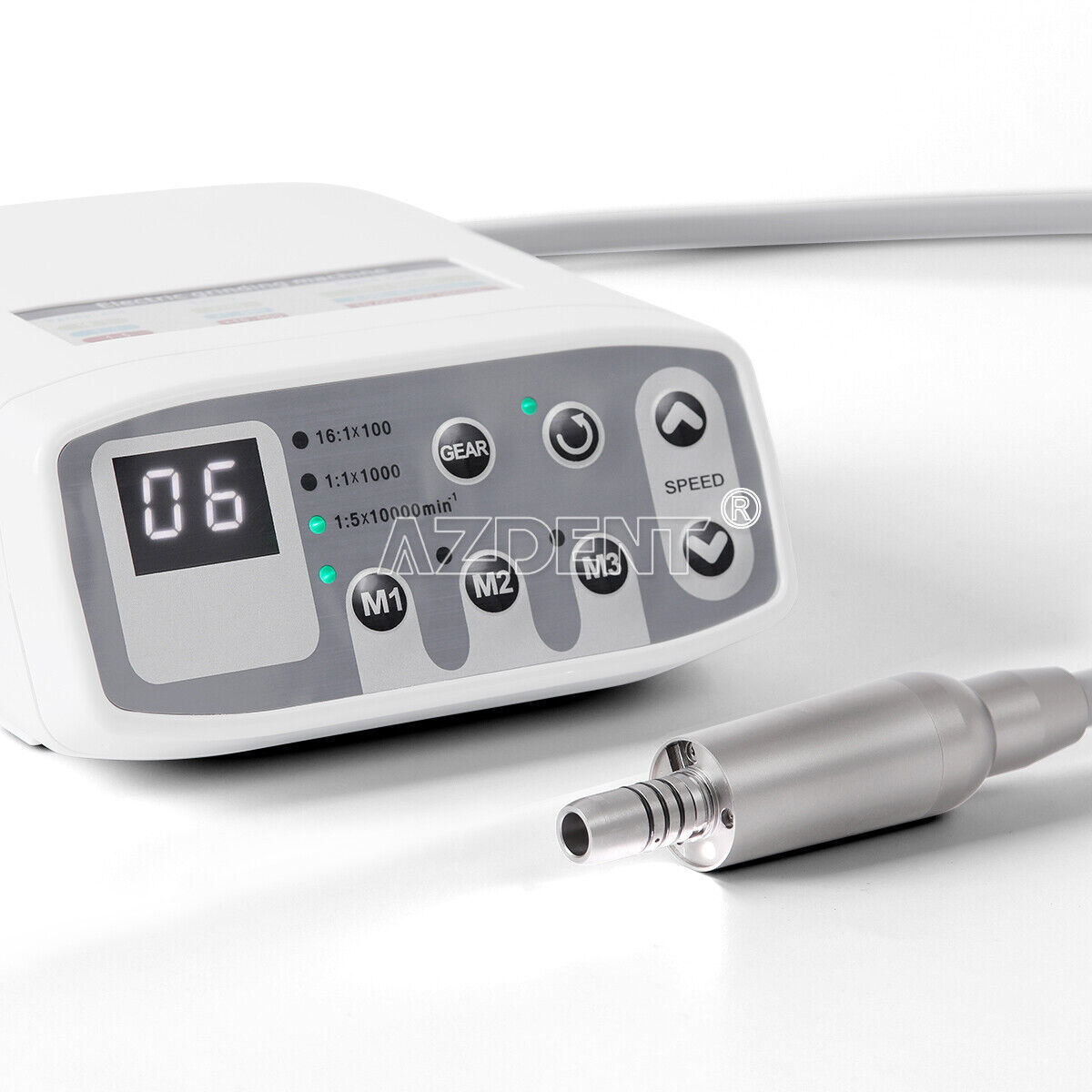 Dental Electric LED Brushless Micro Motor / 1:1 LED Fiber Optic Handpiece