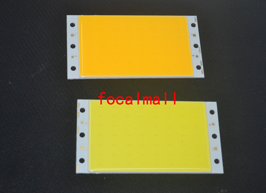 15W 94X50MM DC12-24V COB LED Panel Strip White Light For DIY Car lamps Bulb