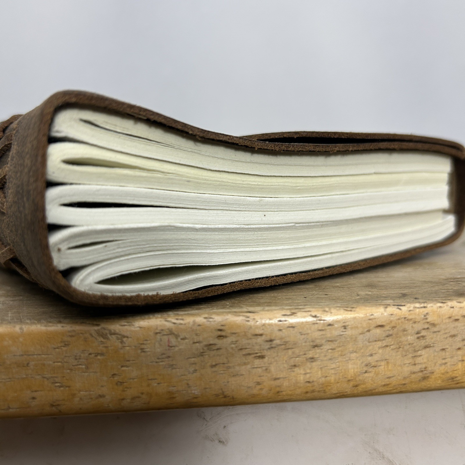 Rustic 5×7 Leather Journal – Handmade-Style Wrap Notebook
