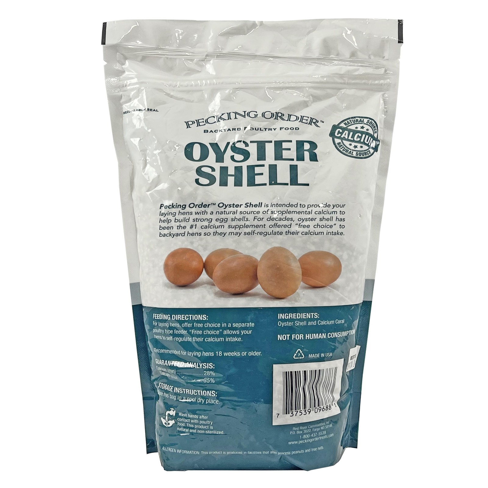 Pecking Order Oyster Shell – Calcium Supplement to 5 Pound (Pack of 1)