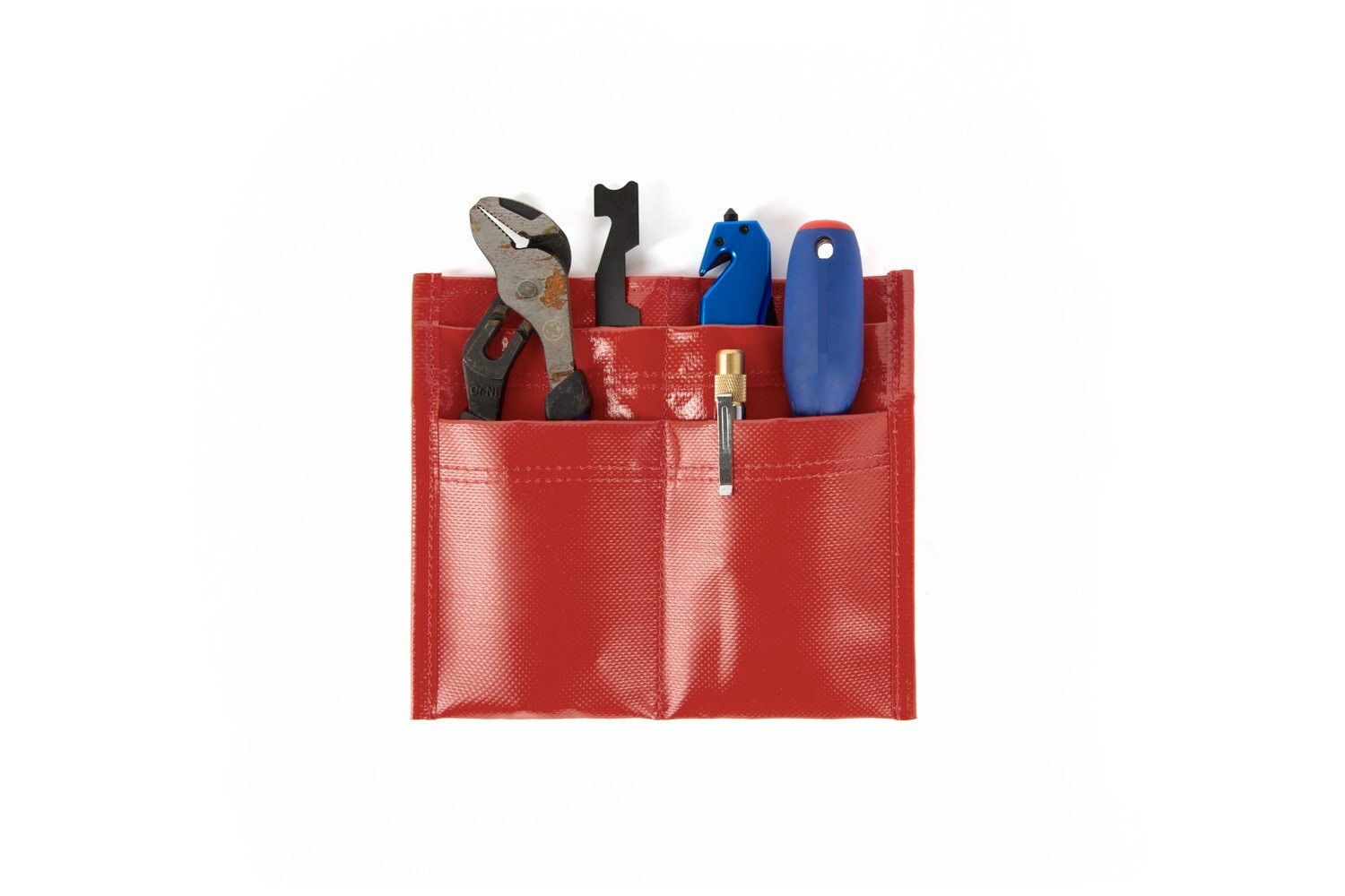 LINE2design Firefighter Tool Pouch Bunker Gear Pocket Tool Holder Nylon – Red