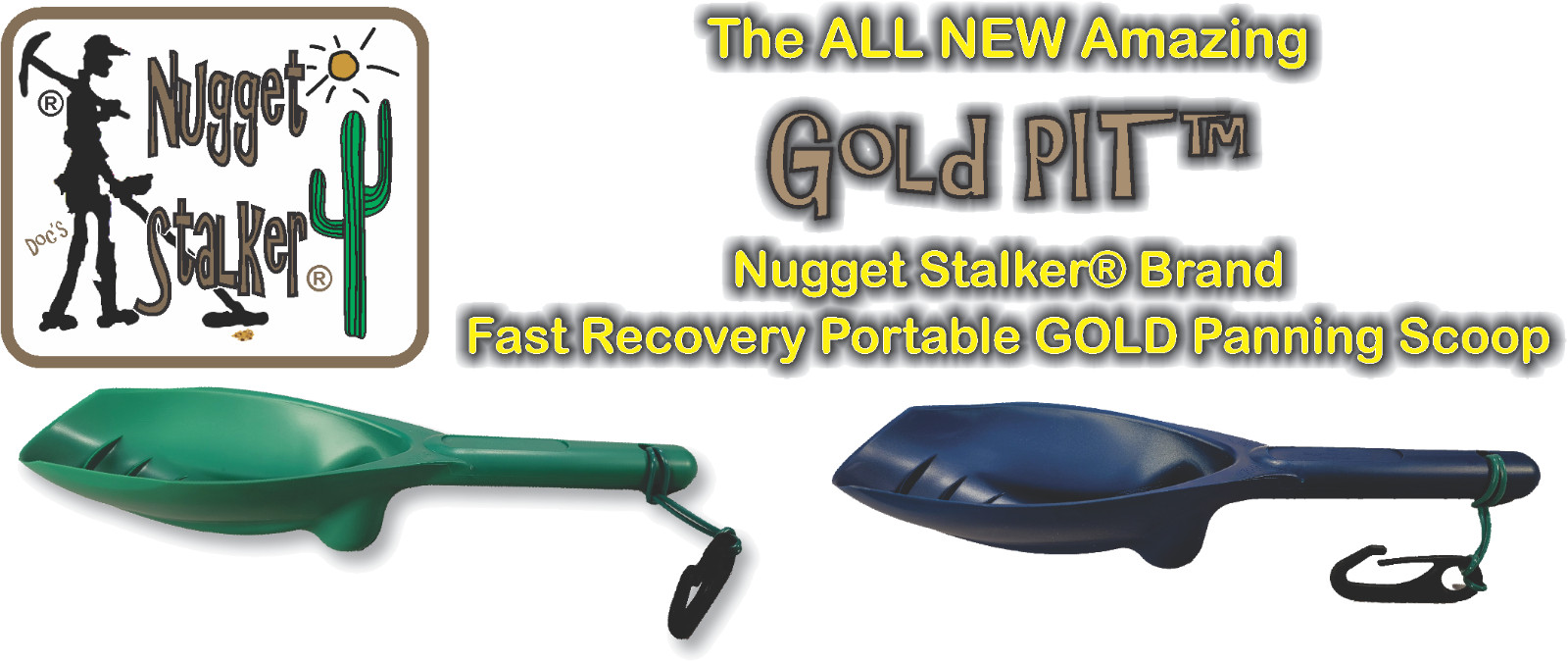 NEW Doc’s Exclusive Gold PIT™ Treasure Scoop portable gold pan REVOLUTIONARY!