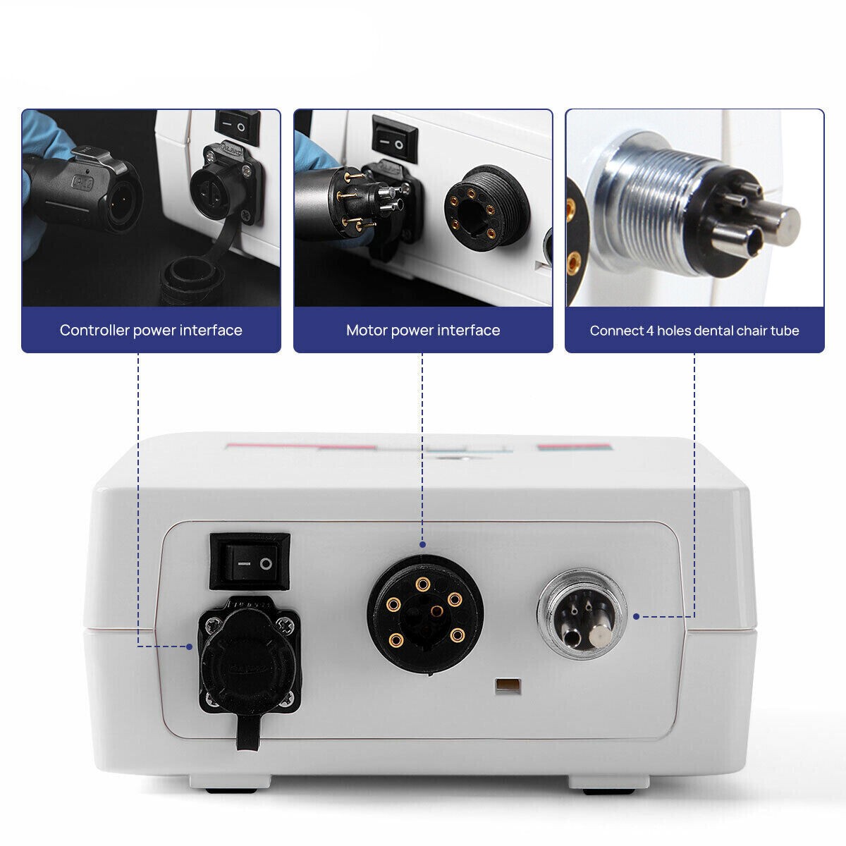 US Dental Brushless LED Electric Micro Motor 1:5 Increasing Handpiece