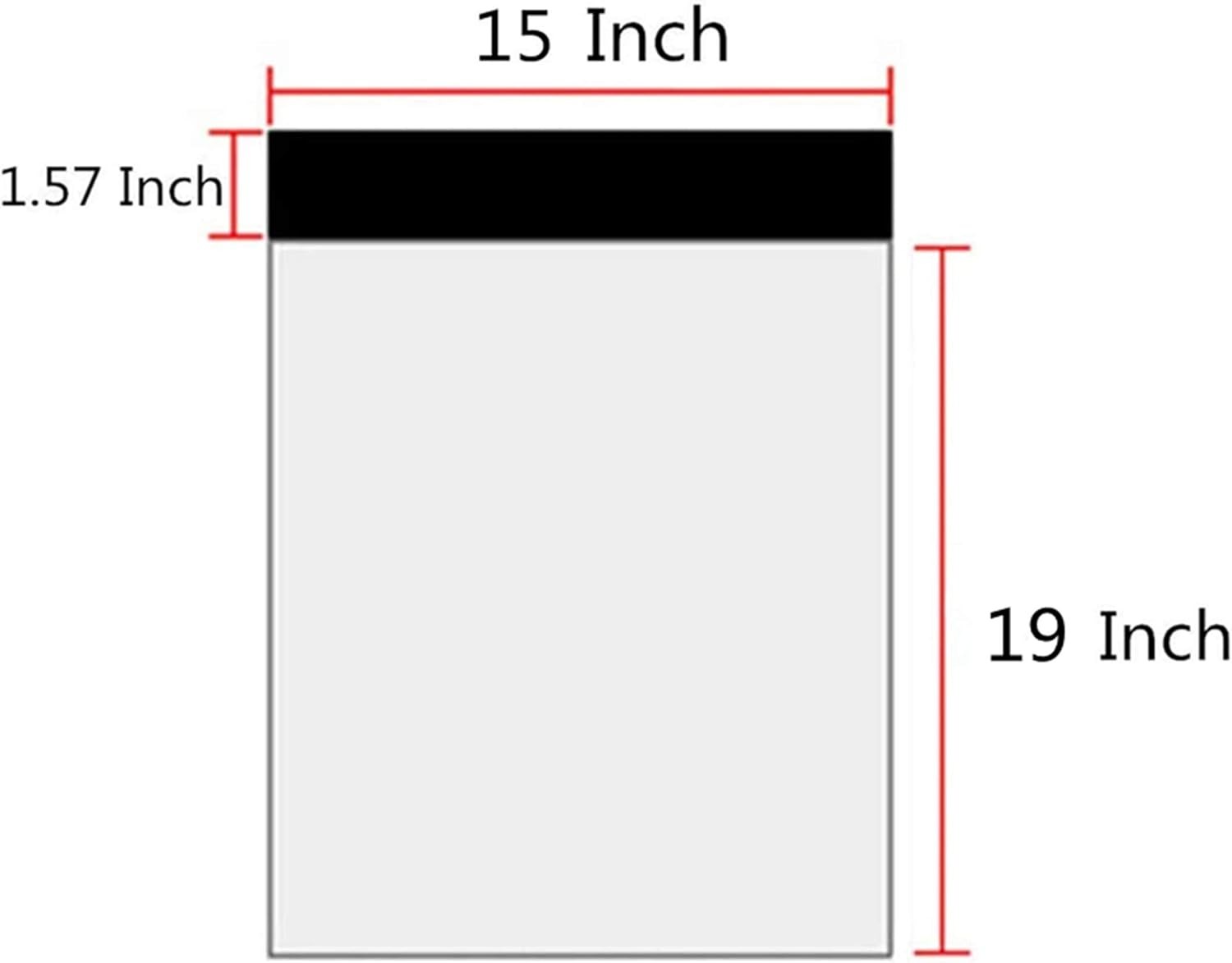 10 Pack White Poly Mailers 15 X 19 In Self Seal Plastic Shipping Mailing Bag