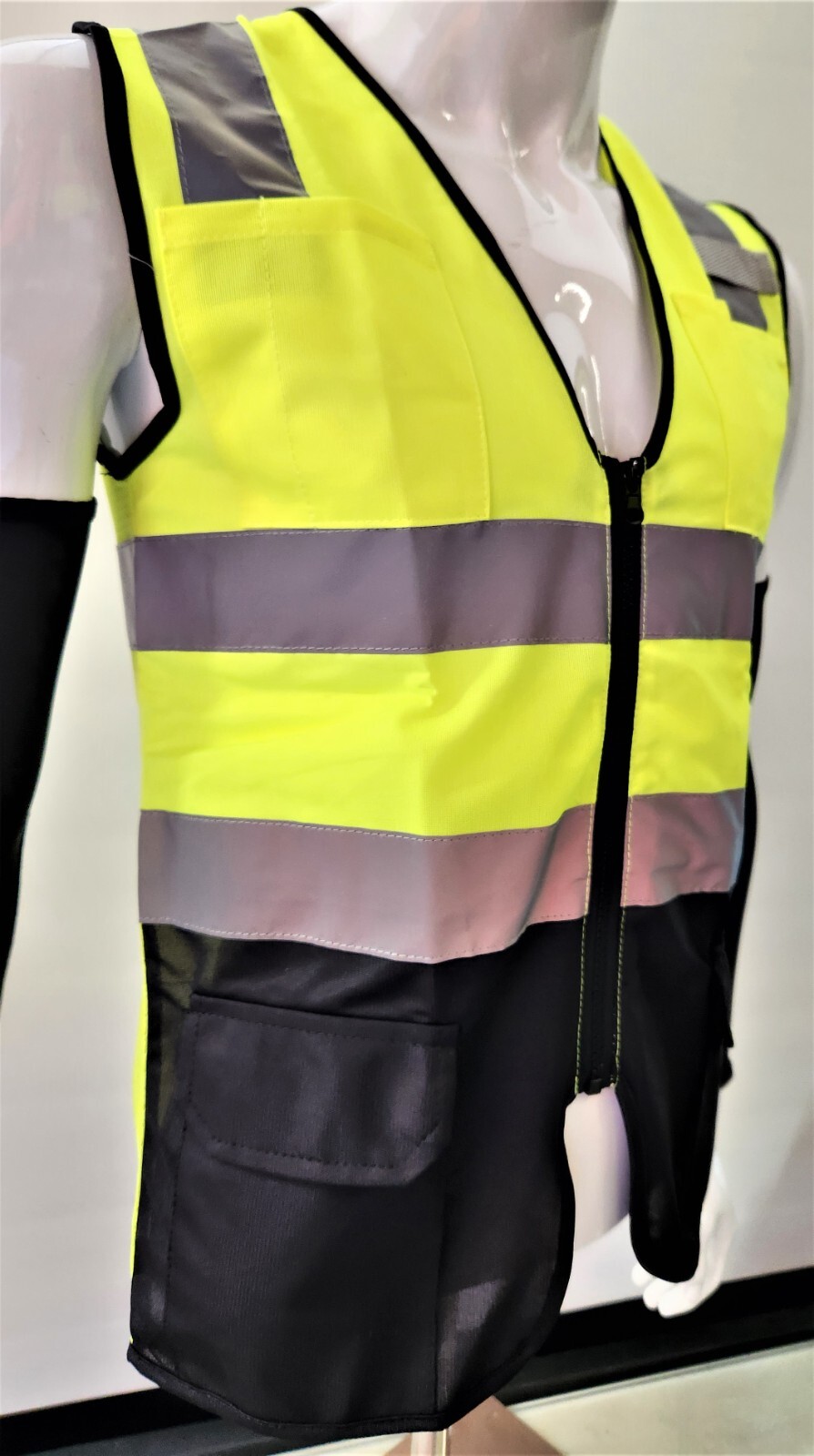TUFF=GARD SAFETY VEST – Class 2 High Visibility Reflective Yellow Safety Vest