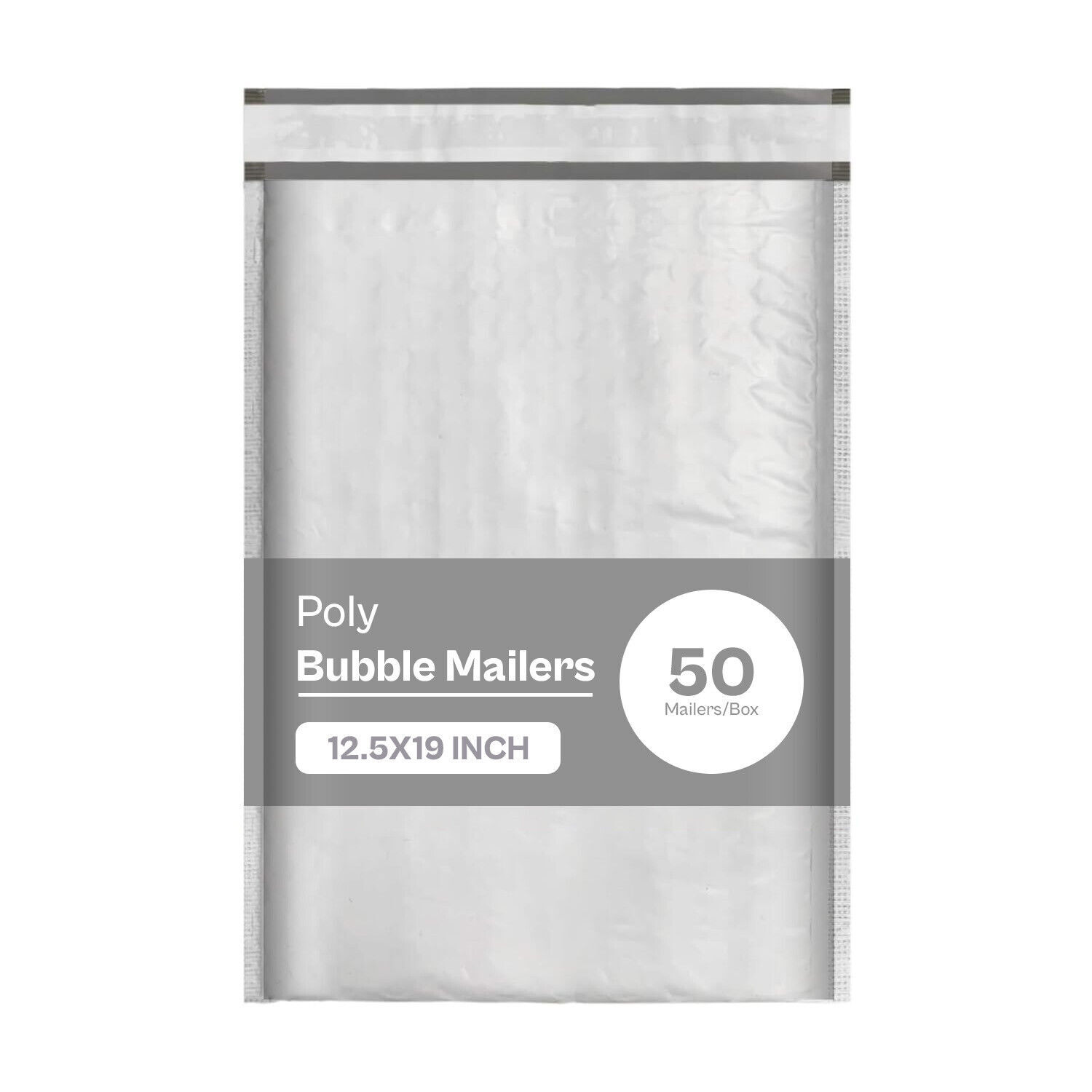 50 Pcs #6 12.5″ x 19″ Poly Bubble Mailers Self Seal Padded Envelopes 12.5 x 19