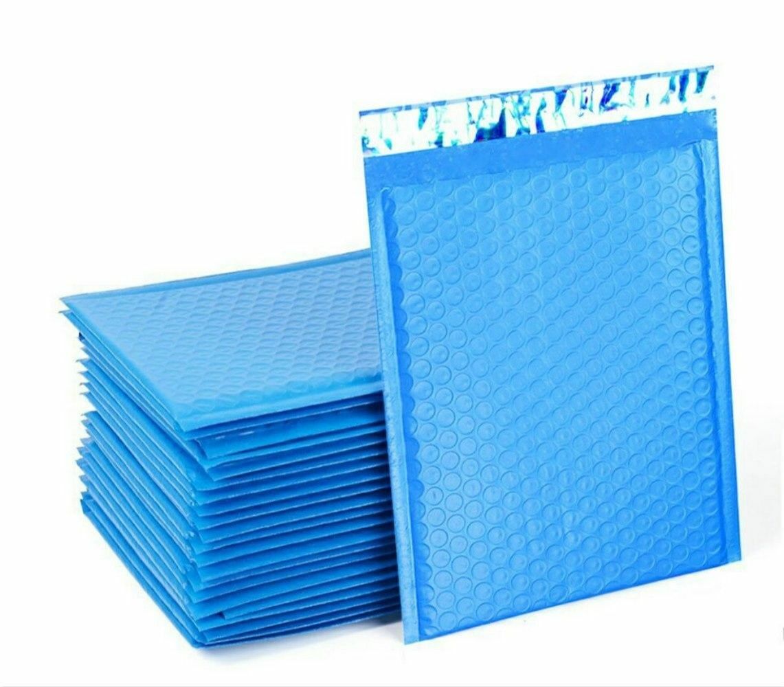 Mix Your Color 100 Poly Bubble Envelopes Mailers #0 Extra Wide CD DVD 6.5×10