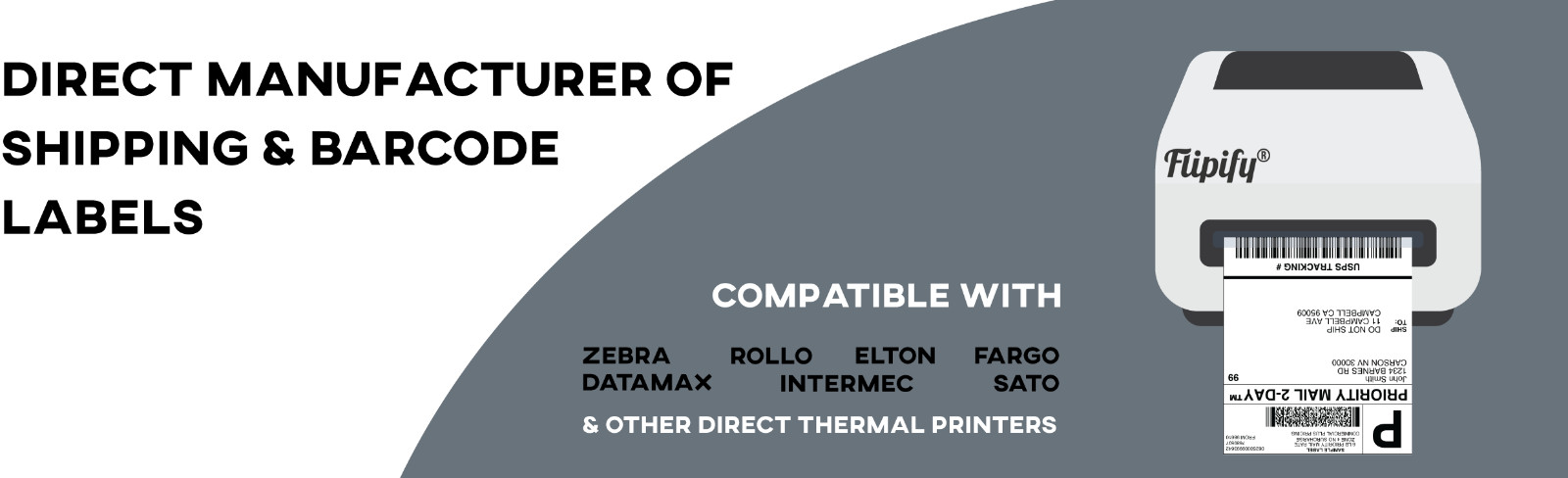 4×6 Thermal Labels Blank Shipping Direct Fanfold for Rollo Zebra Printer 1000 US