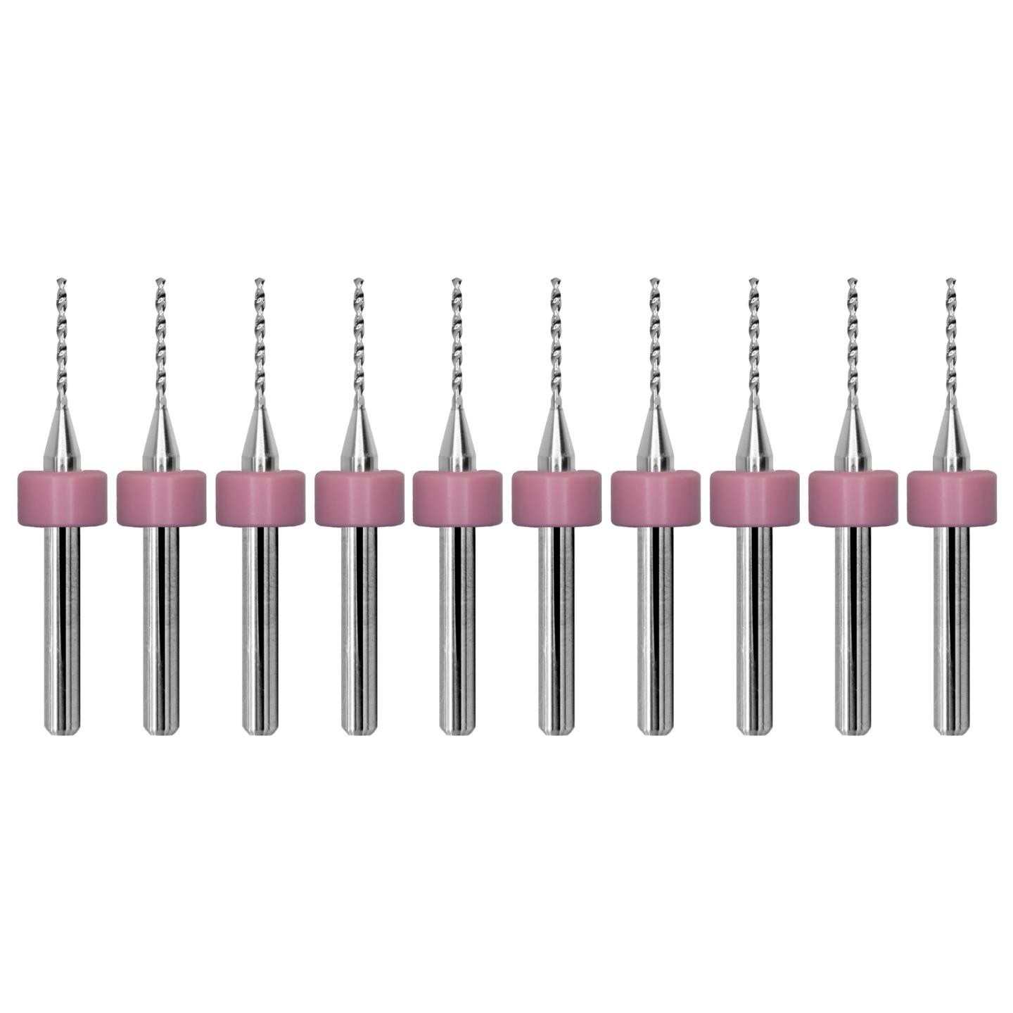 #63 / 0.95mm (0.037) Solid Carbide Drill Bit –10 Pack – CNC Factory Resharpened
