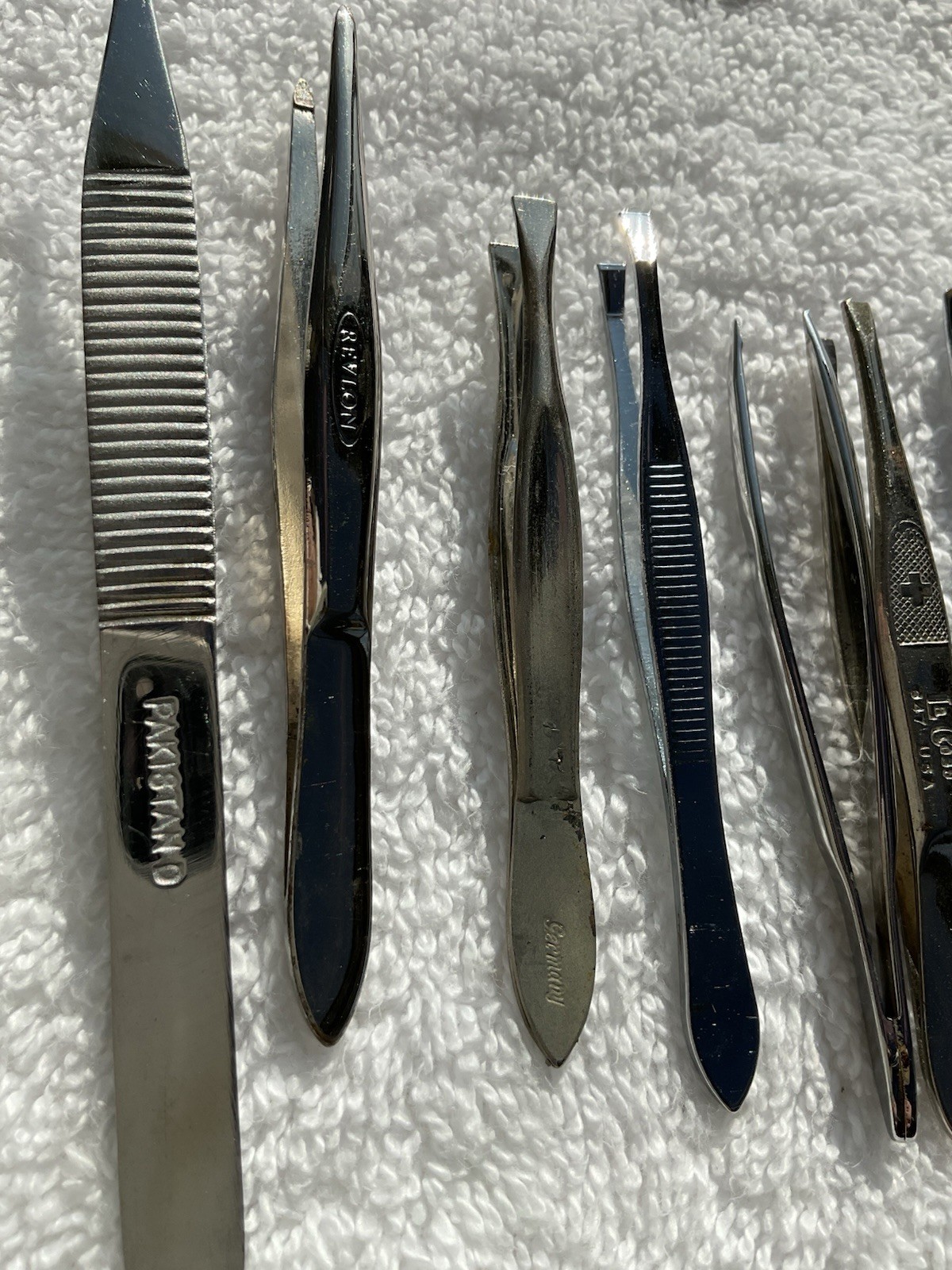 34 Lot of 34 Vintage Branded Dental Tools Picks Tweezers
