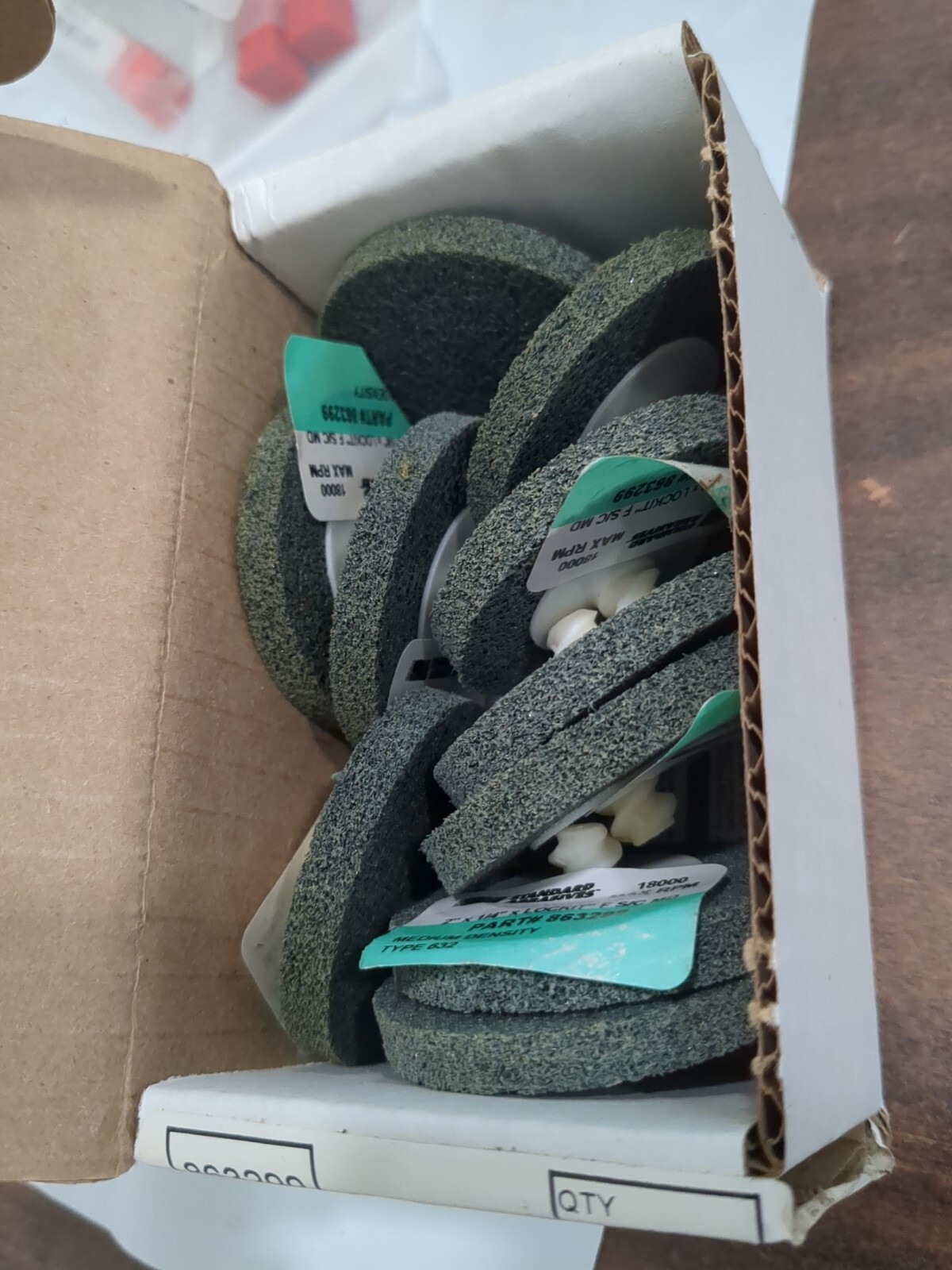 STANDARD ABRASIVES 10pk Deburring Disc 2″ Dia Fine Grade Silicon Carbide