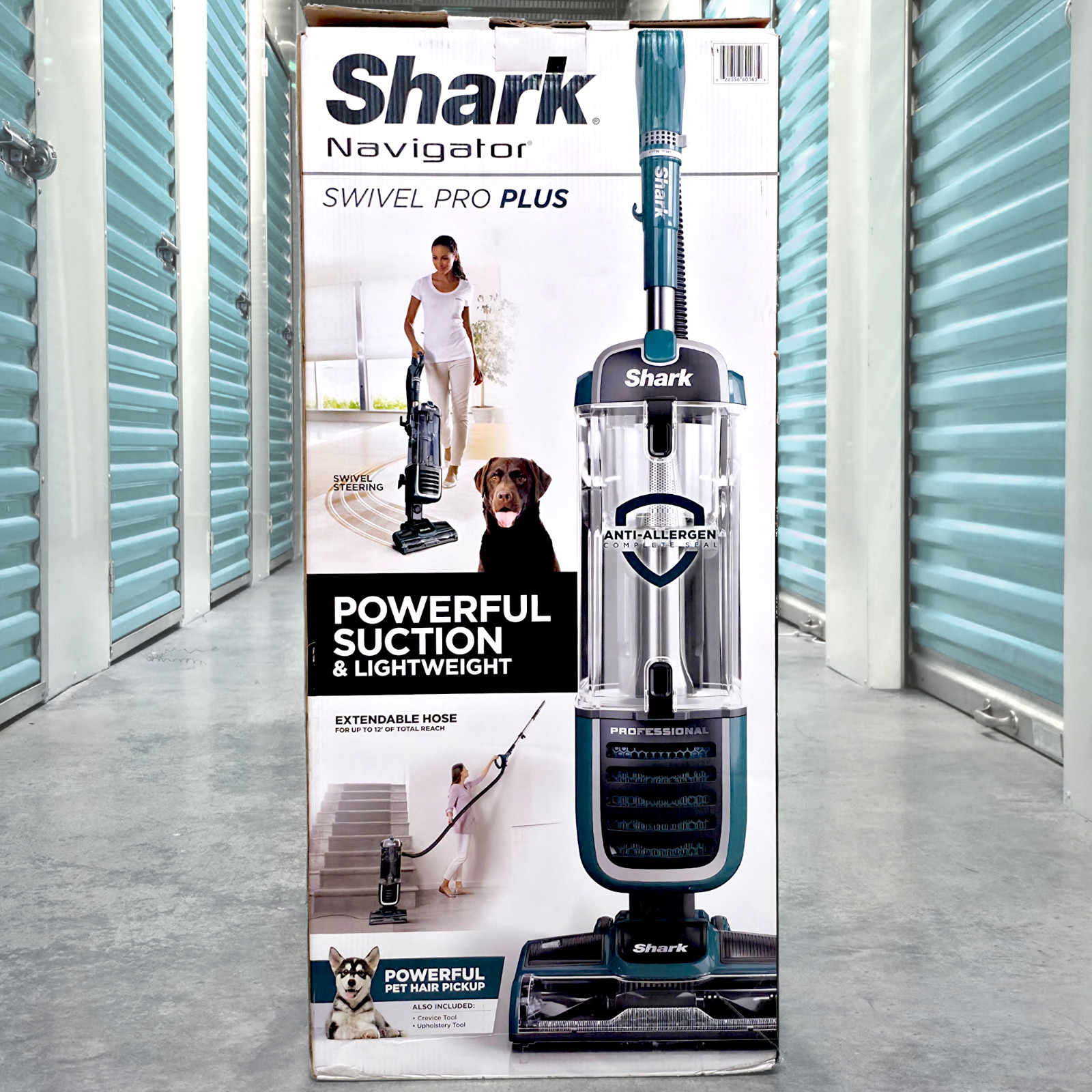 Shark Navigator Swivel Pro Plus Upright Multi Surface Vacuum, NV250 Emerald