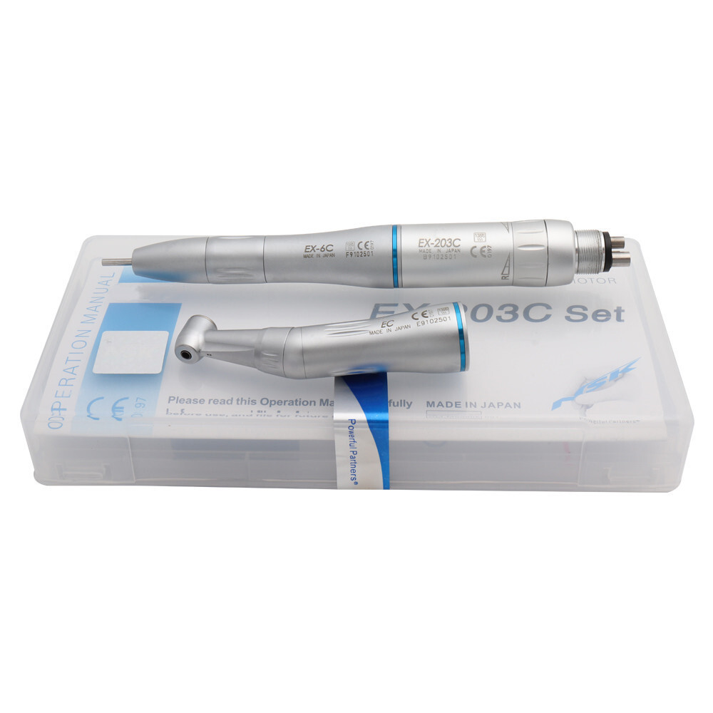 E-Type Dental Slow Speed Handpiece 4H Inner Water Spray Air Turbine Handpiece US