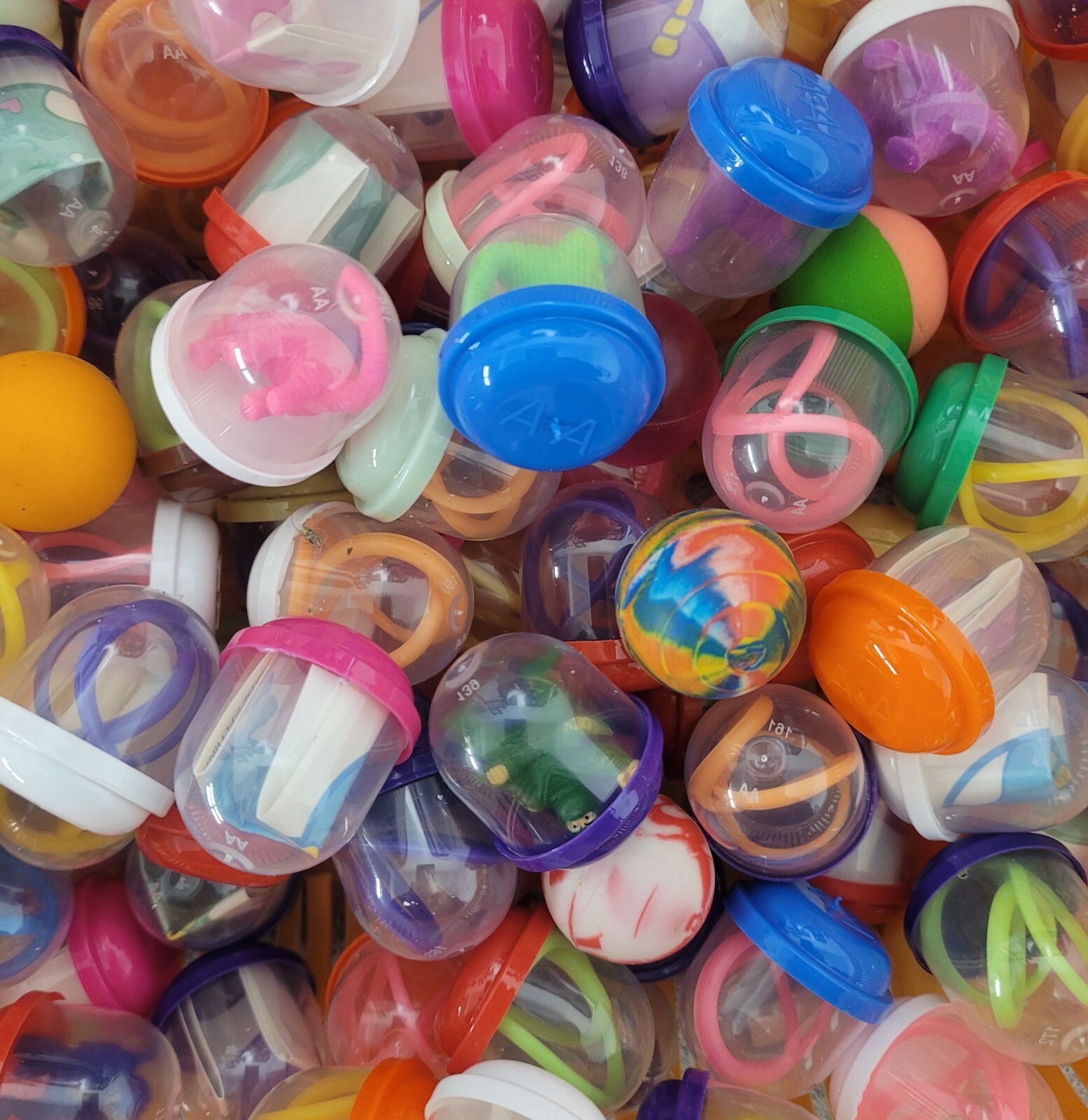 1,000 1″ TOY FILLED VENDING CAPSULES PARTY FAVOR CARNIVAL GAME PRIZE FREE DISP