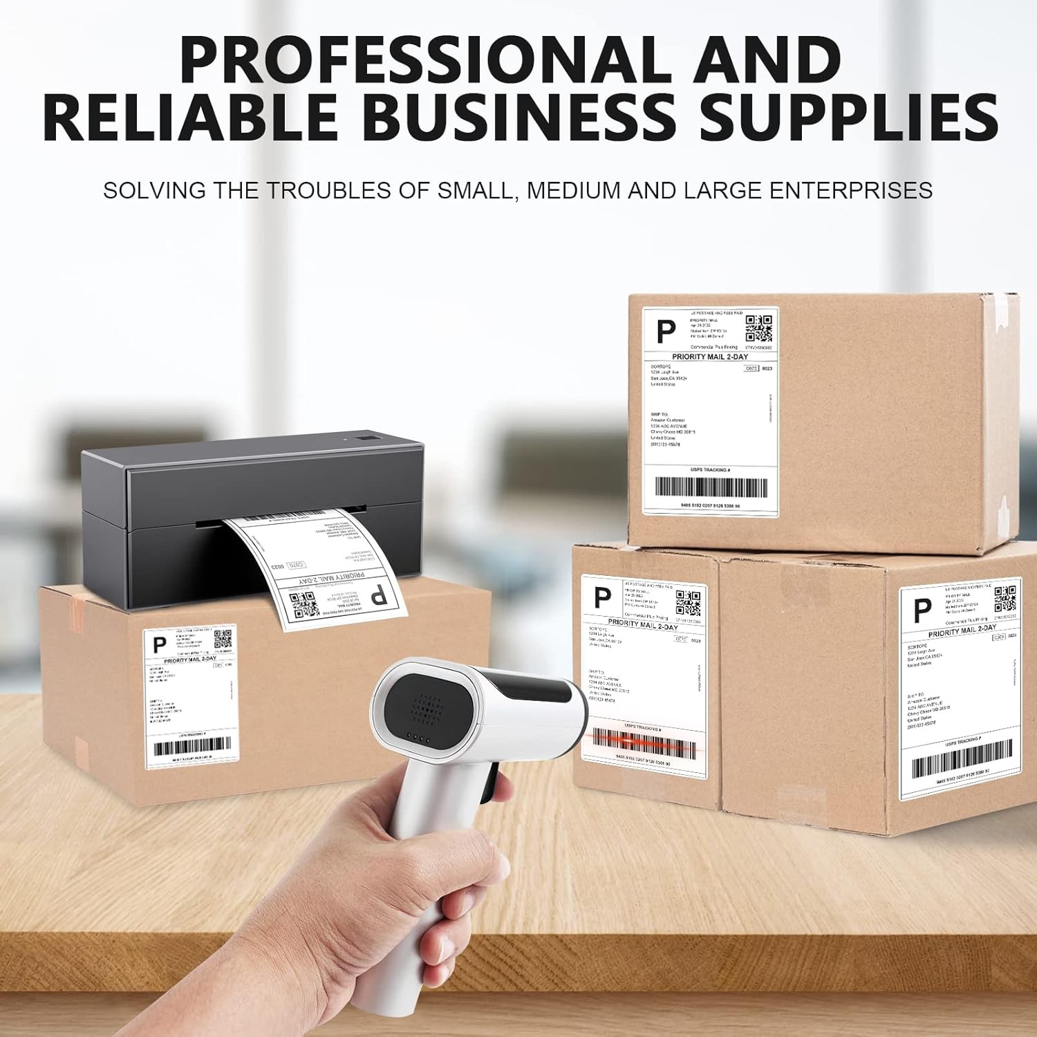 Fanfold & Roll 4″x6″ Direct Thermal Shipping Labels For Zebra Eltron and Rollo