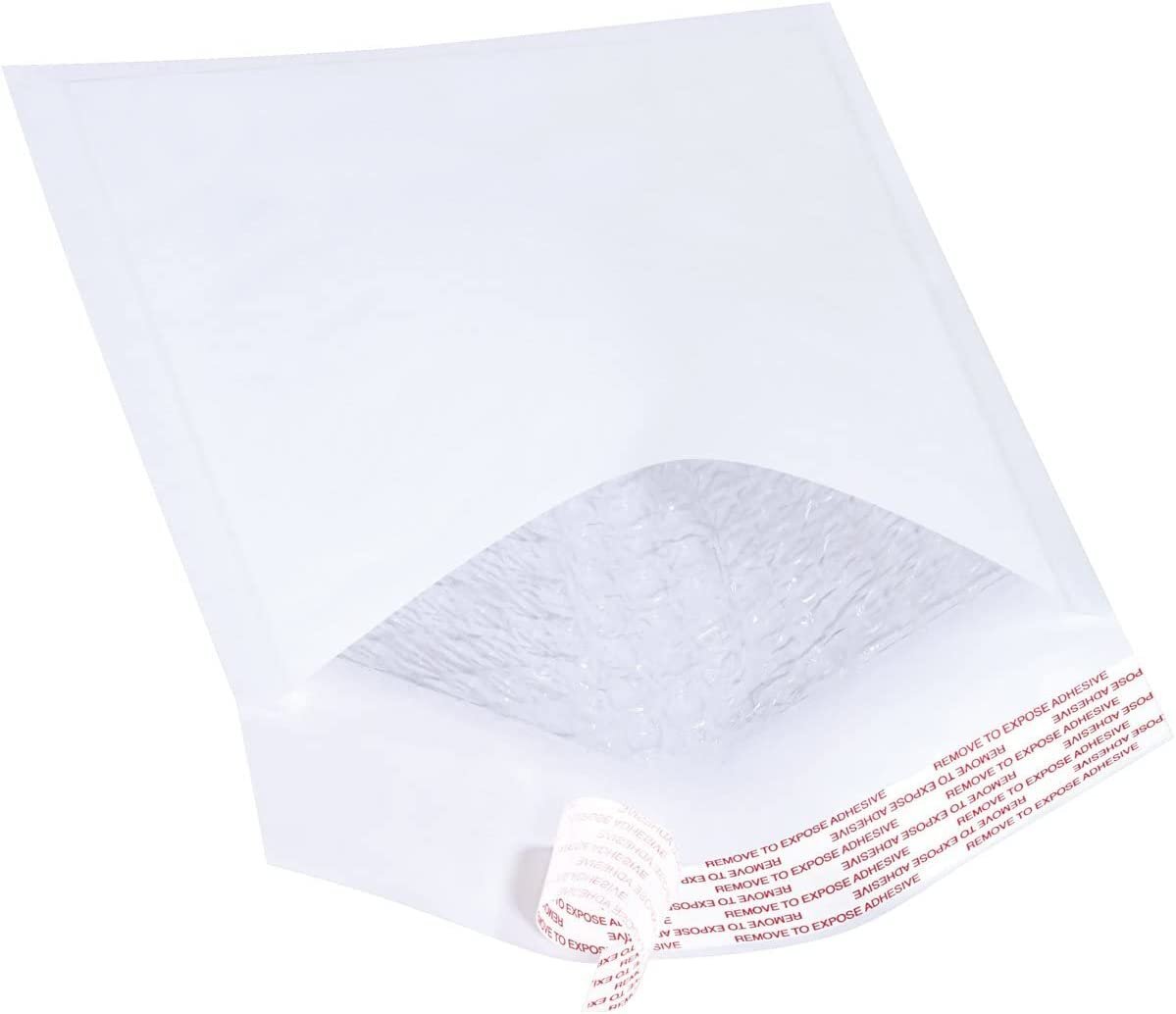 200 #1 7.25×12 White Kraft Paper Padded Bubble Envelopes Mailers Shipping…