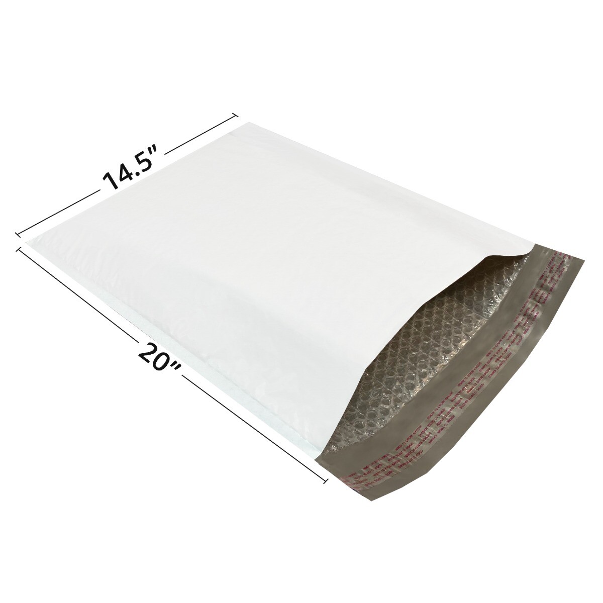 UOFFICE 50 Poly Bubble Mailer Bags 14.25×20″ #7 Pouches Envelopes