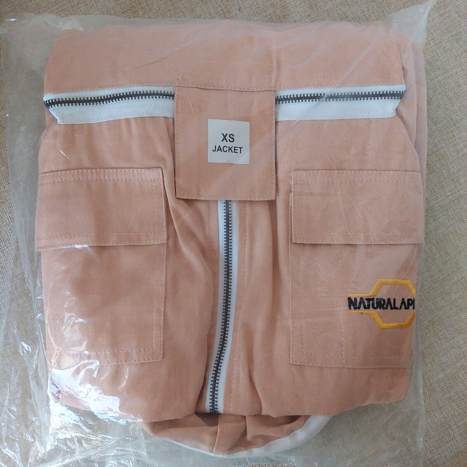 Natural Apiary Beekeeper Apiarist Jacket w/ Fencing Veil & Carrying Tote XSmall