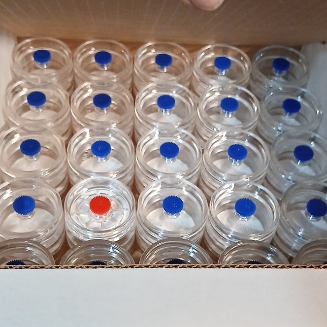 37mm 3pc Cassette PVC Filters 5.0um, Biological Laboratory, 735PVC 28 Count