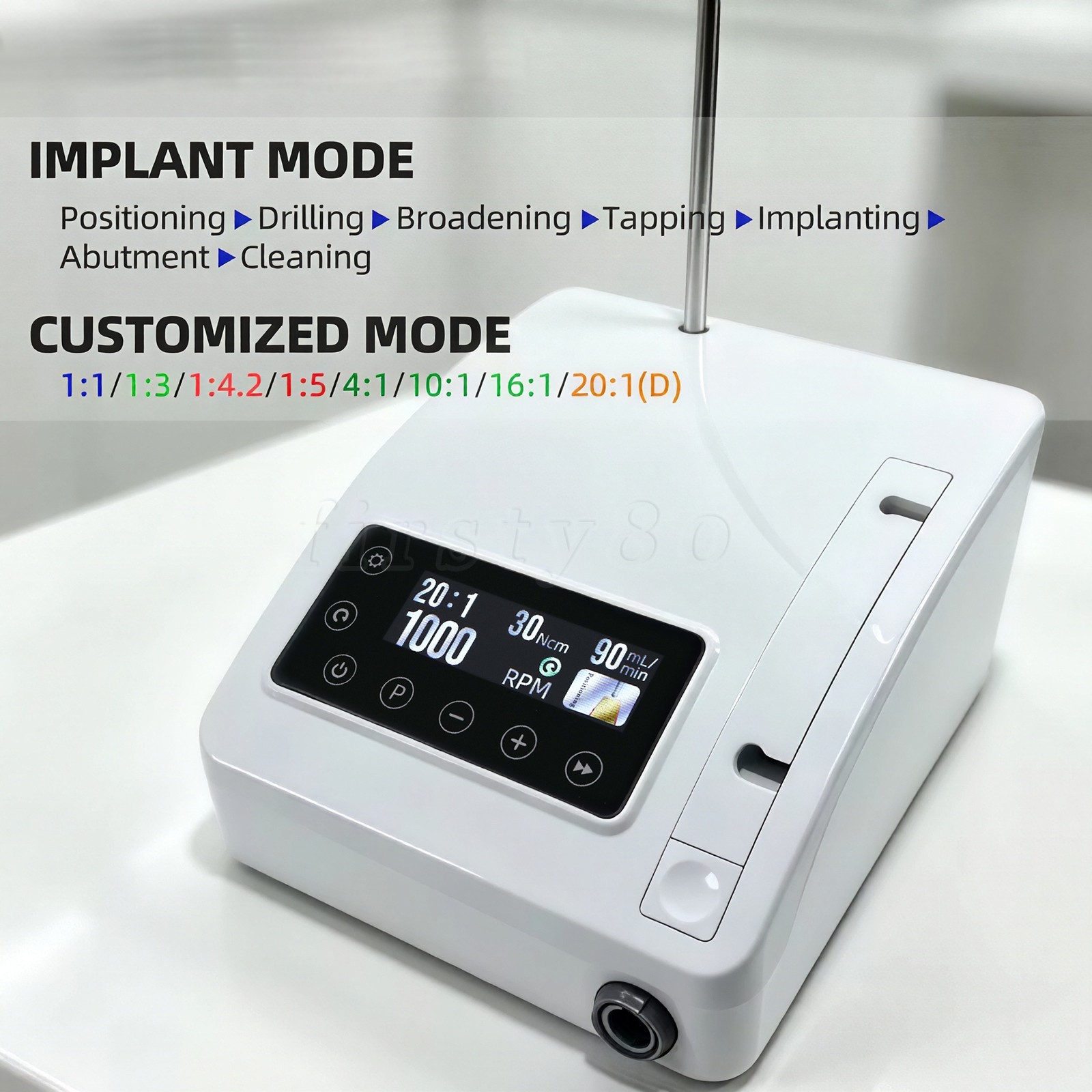 Dental Implant Surgical Motor LED Electric Implant Surgery Fit 1:1 1:5 16:1 20:1