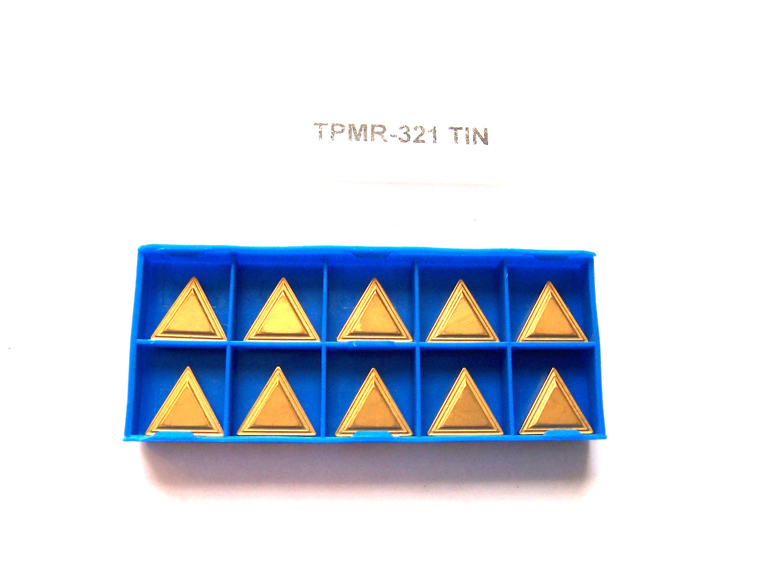 New 10 Pcs – TPMR 321 Grade TIN Coated Inserts