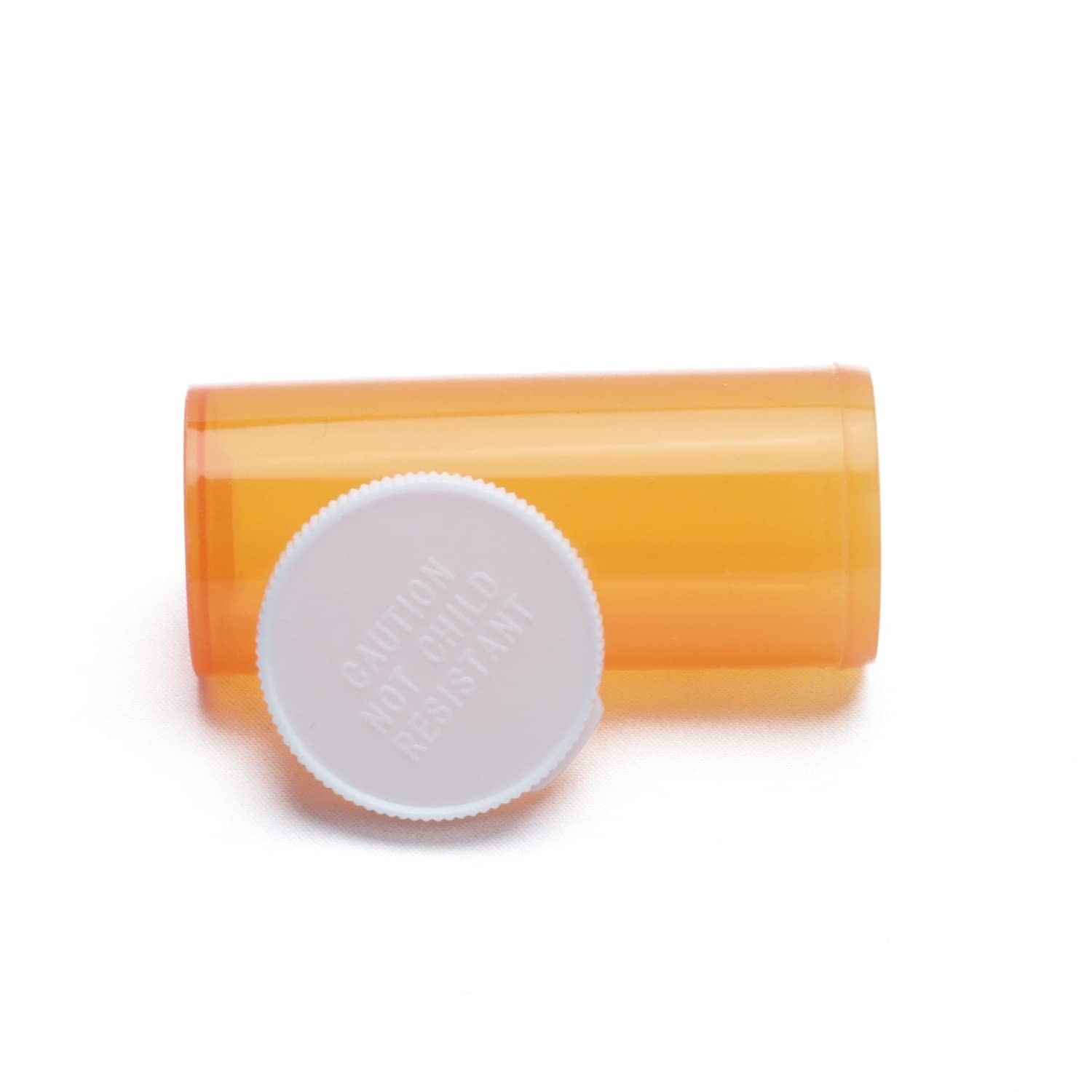 Obami Empty Plastic Pill Bottles Easy Open Snap Caps Not Child Resistant
