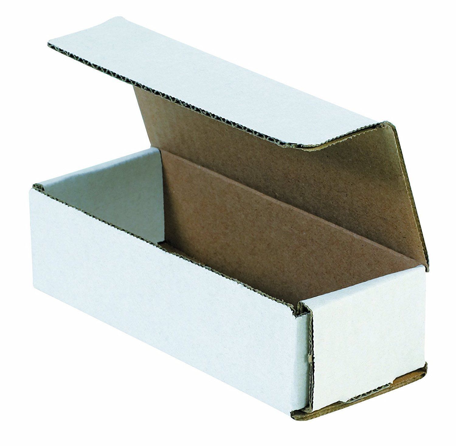 White Corrugated Boxes 5x3x2, 4x4x4, 5x4x2, 6x4x2, 6x4x3, 6x4x4, 6x6x6, 7x4x2
