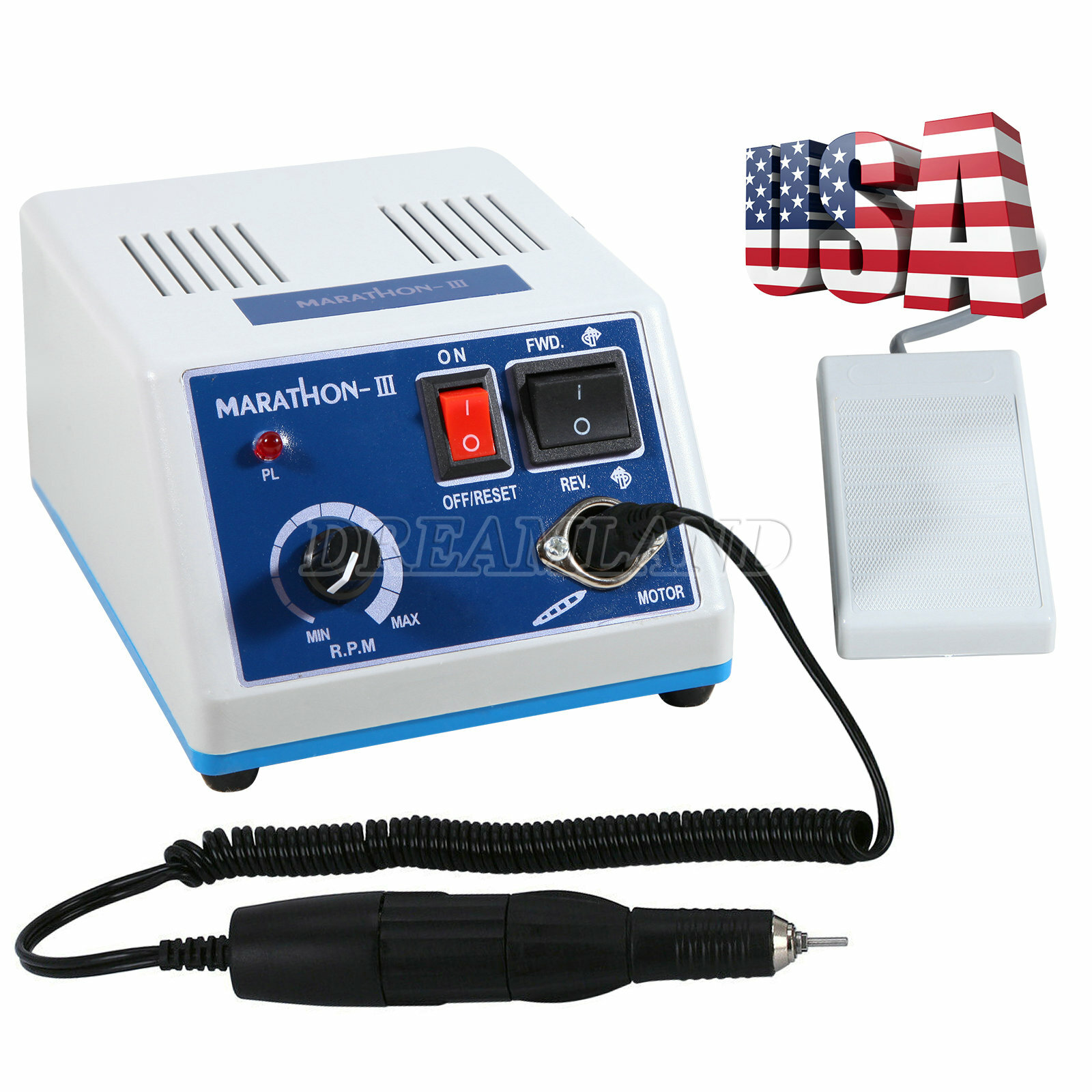 Marathon N3 Electric Micromotor 35,000 RPM Contra Angle/Straight Handpiece OR-M3