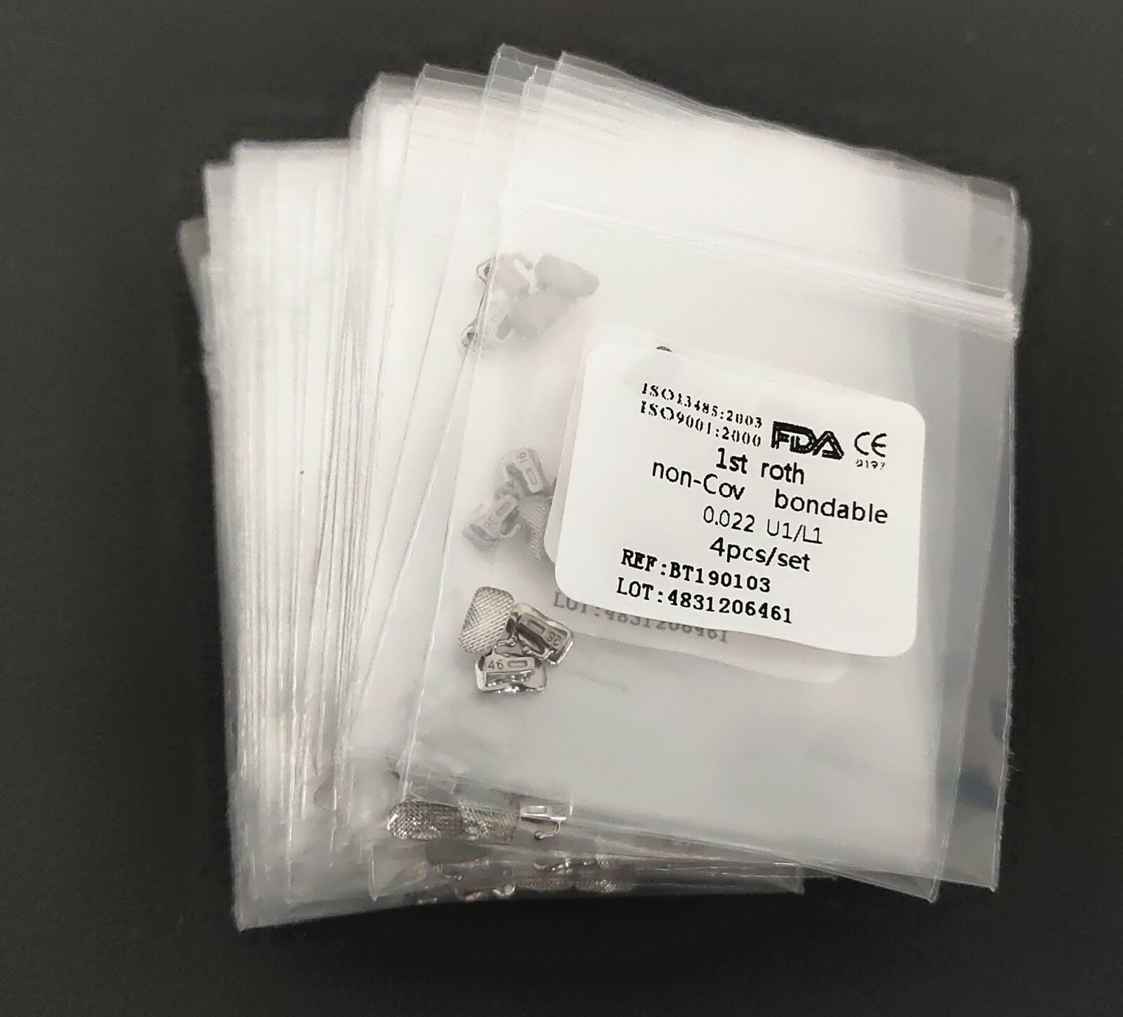Dental Orthodontic Buccal Tube 1st Roth .022 Molar Bondable No-convertible