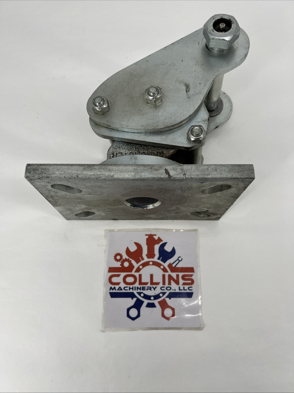 Larcaster Caster Wheel Assembly LC8651, 5×7 in Slotted Plate, Zerk Axle, L2012