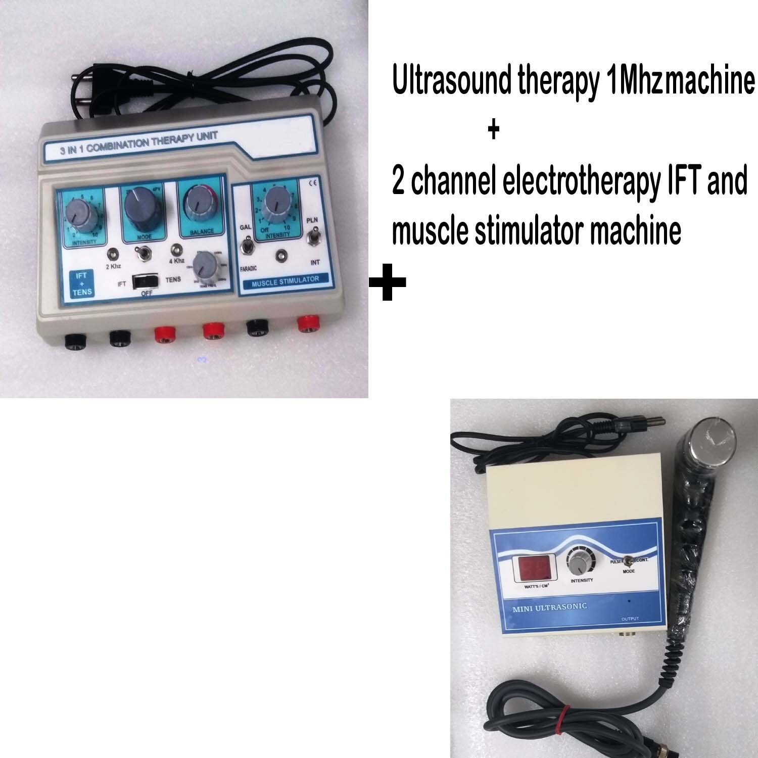 US Ultra Pro Mini 1mhz Ultrasound With Combination (Tns+ms+if.t) Combo Machine