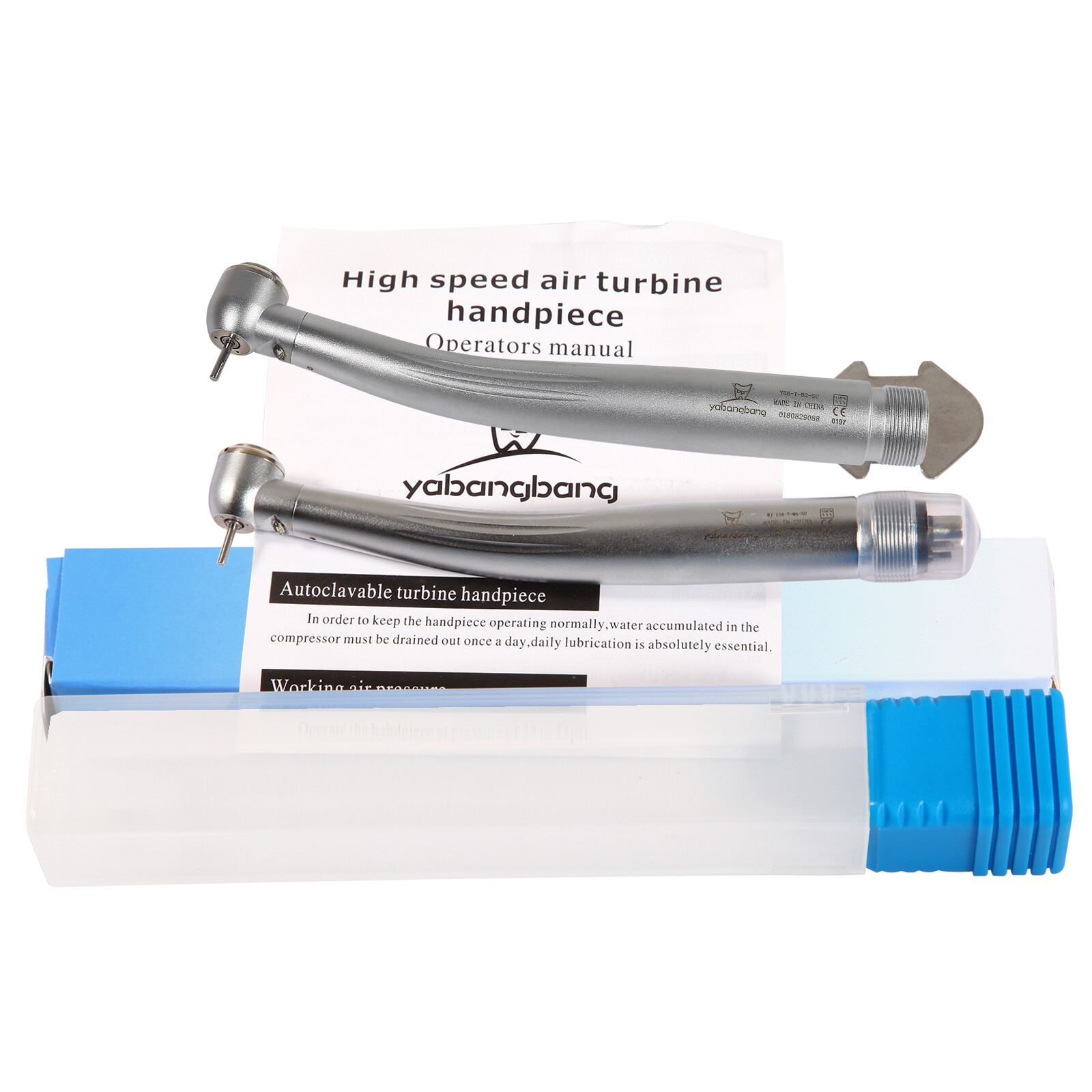 Dental 2-Hole 4-Hole LED E-generator Handpiece High Speed / Rotor