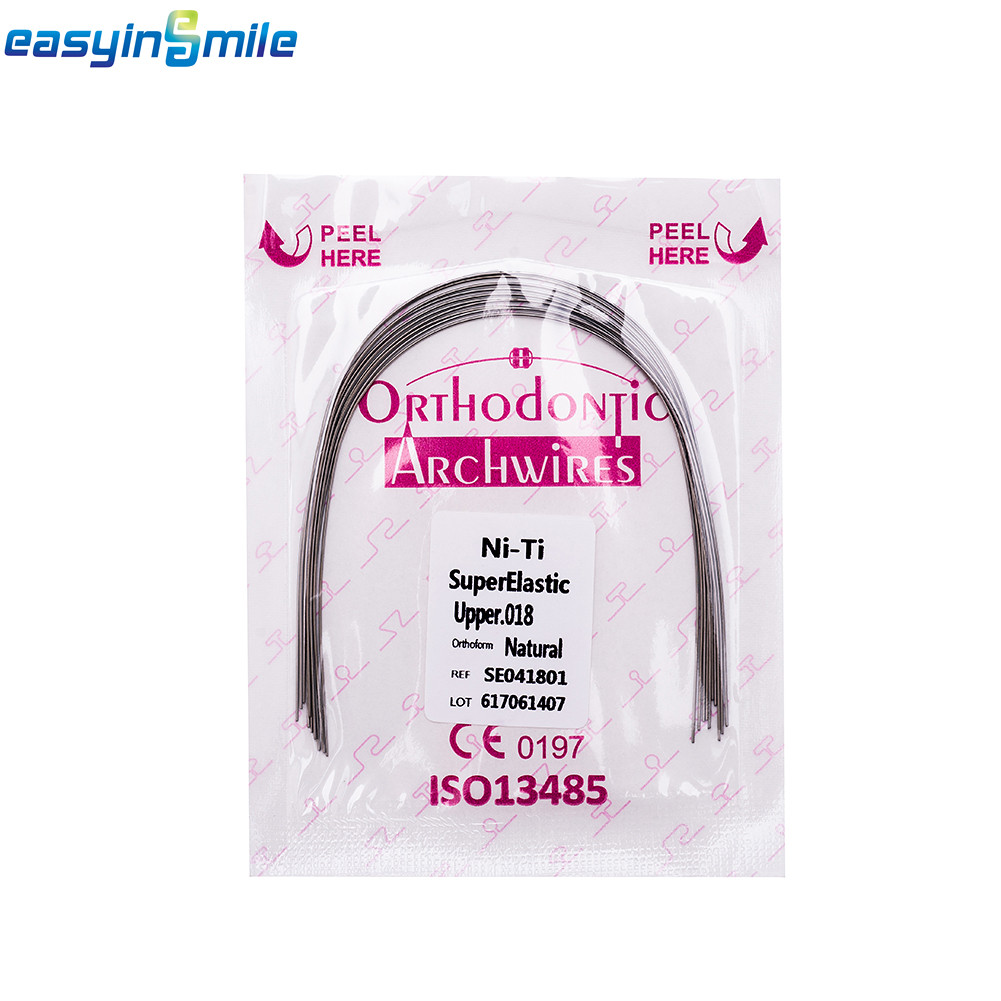 100pcs Dental Orthodontic NITI Arch Wires round natural super elastic Wire 16/20