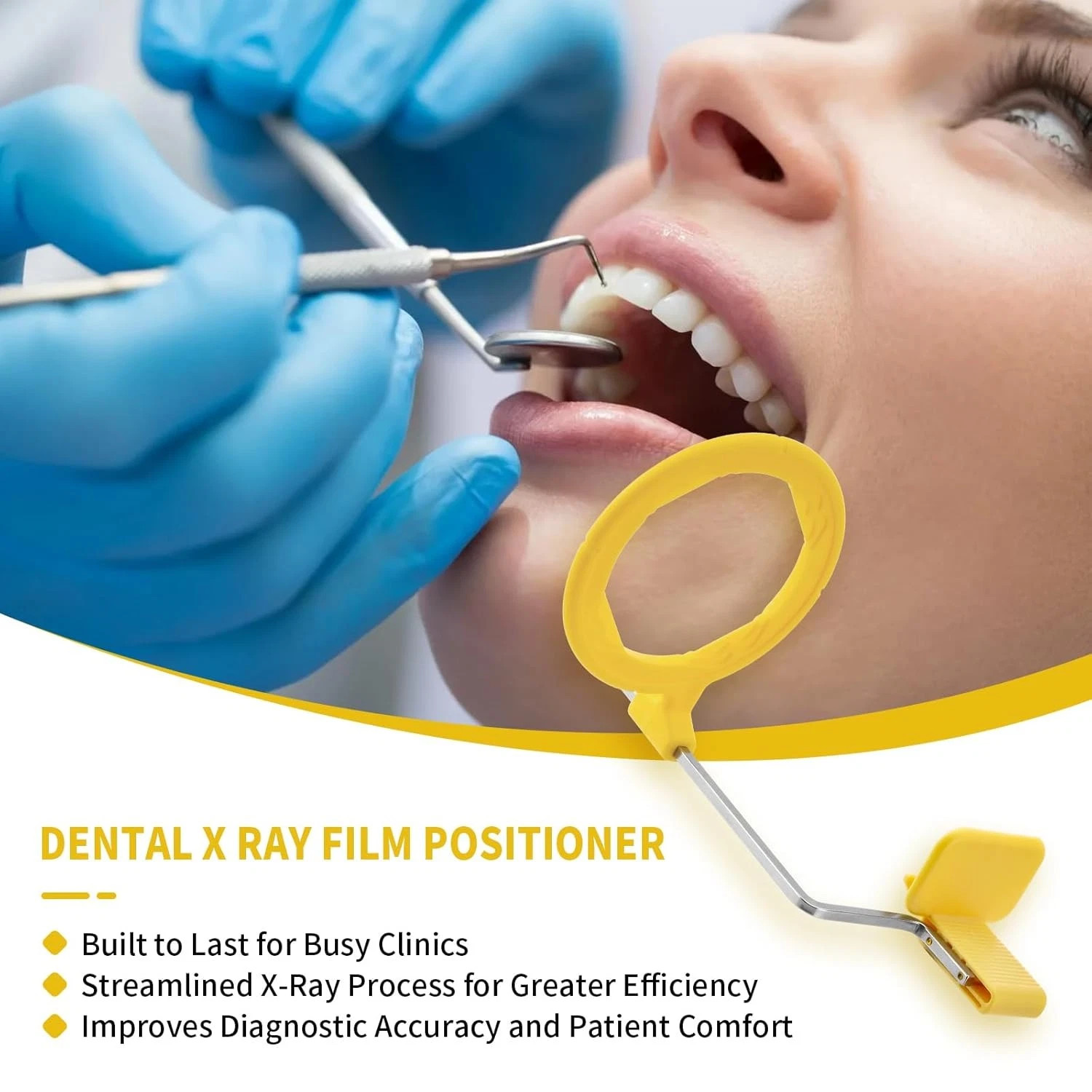 Dental Digital Sensor Holder XRay Aiming Ring Bitewing/Anterior/Posterior Arm US