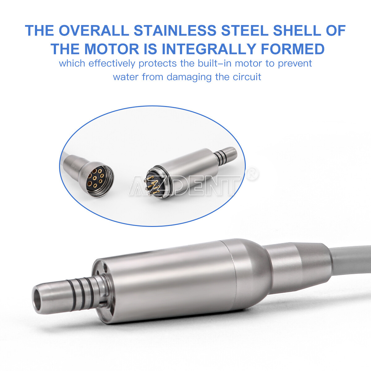 AZDENT Dental Electric Micro Motor Brushless LED 1:5/1:1/16:1/1:4.2 Handpiece